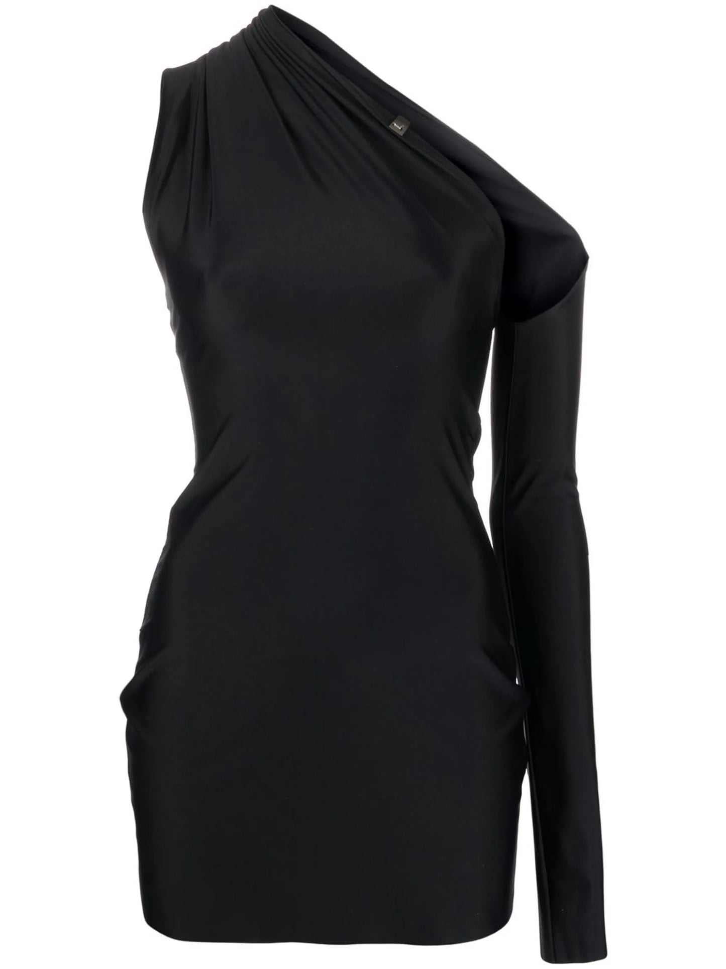 cut-out asymmetric mini dress