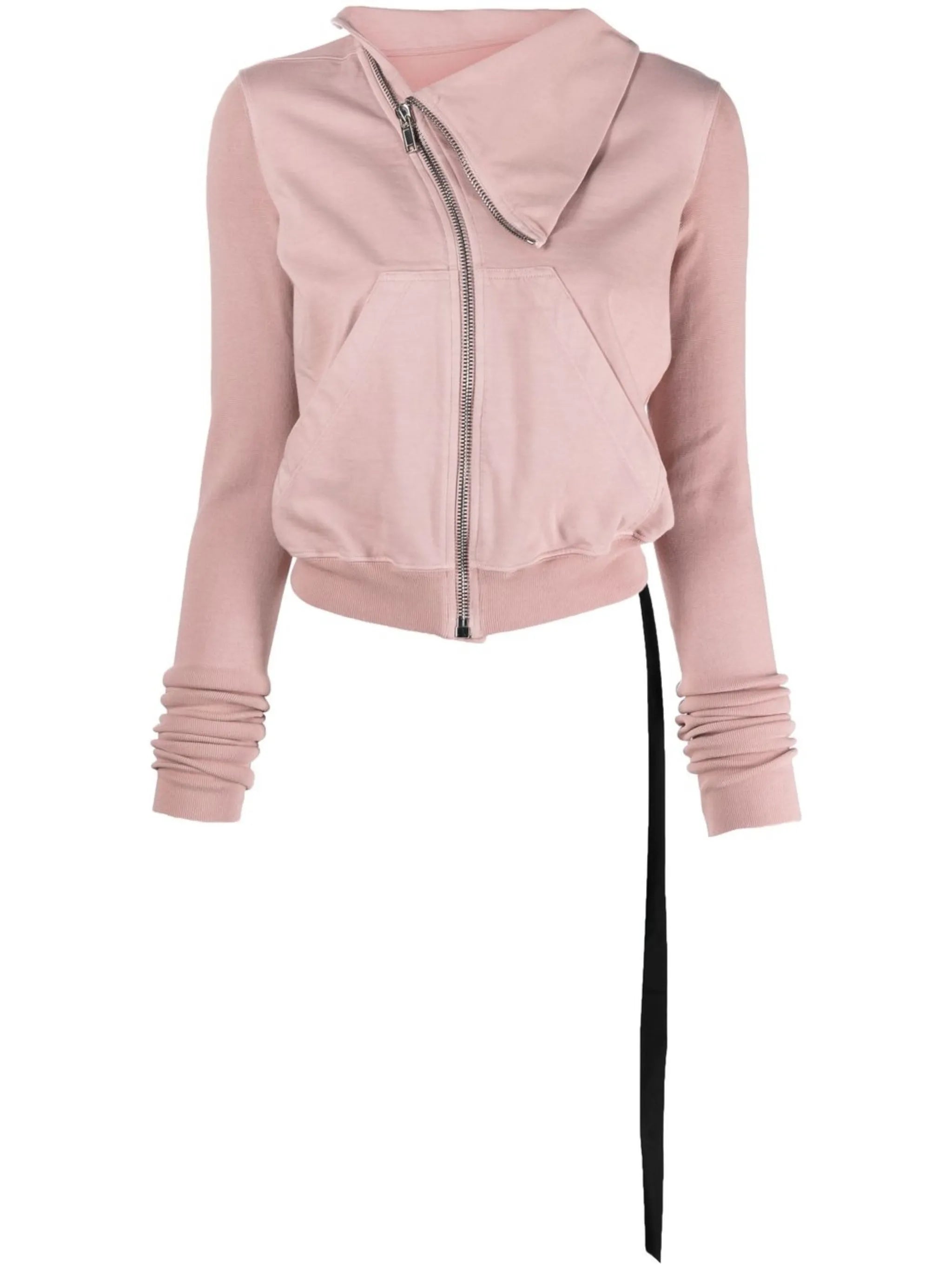 long-sleeve zip-up sweatshirt