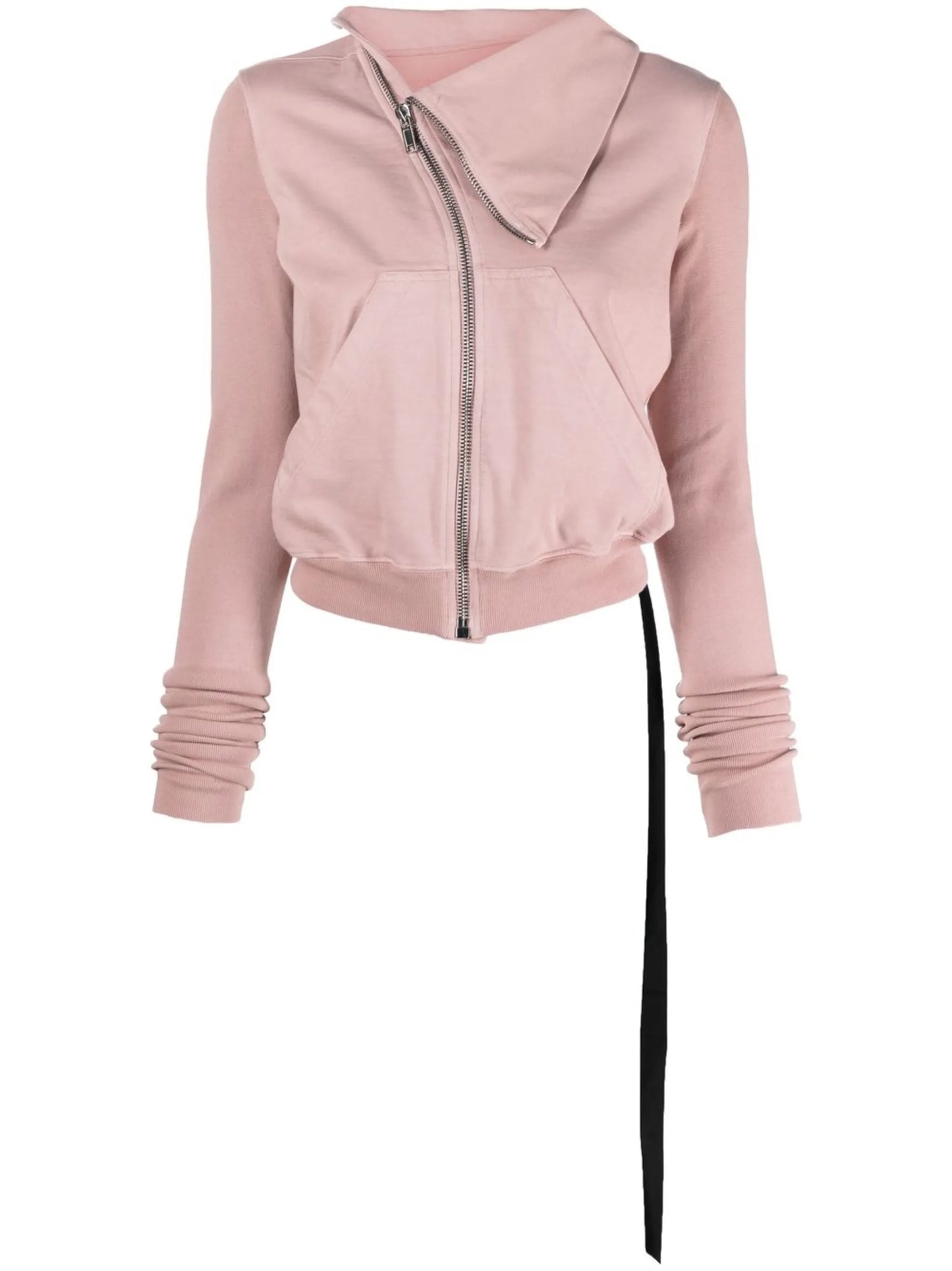 long-sleeve zip-up sweatshirt