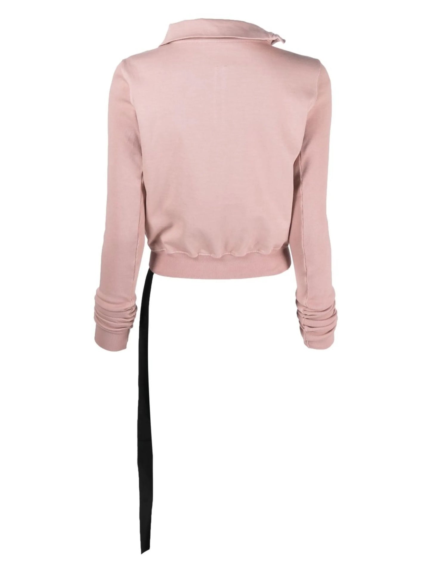 long-sleeve zip-up sweatshirt