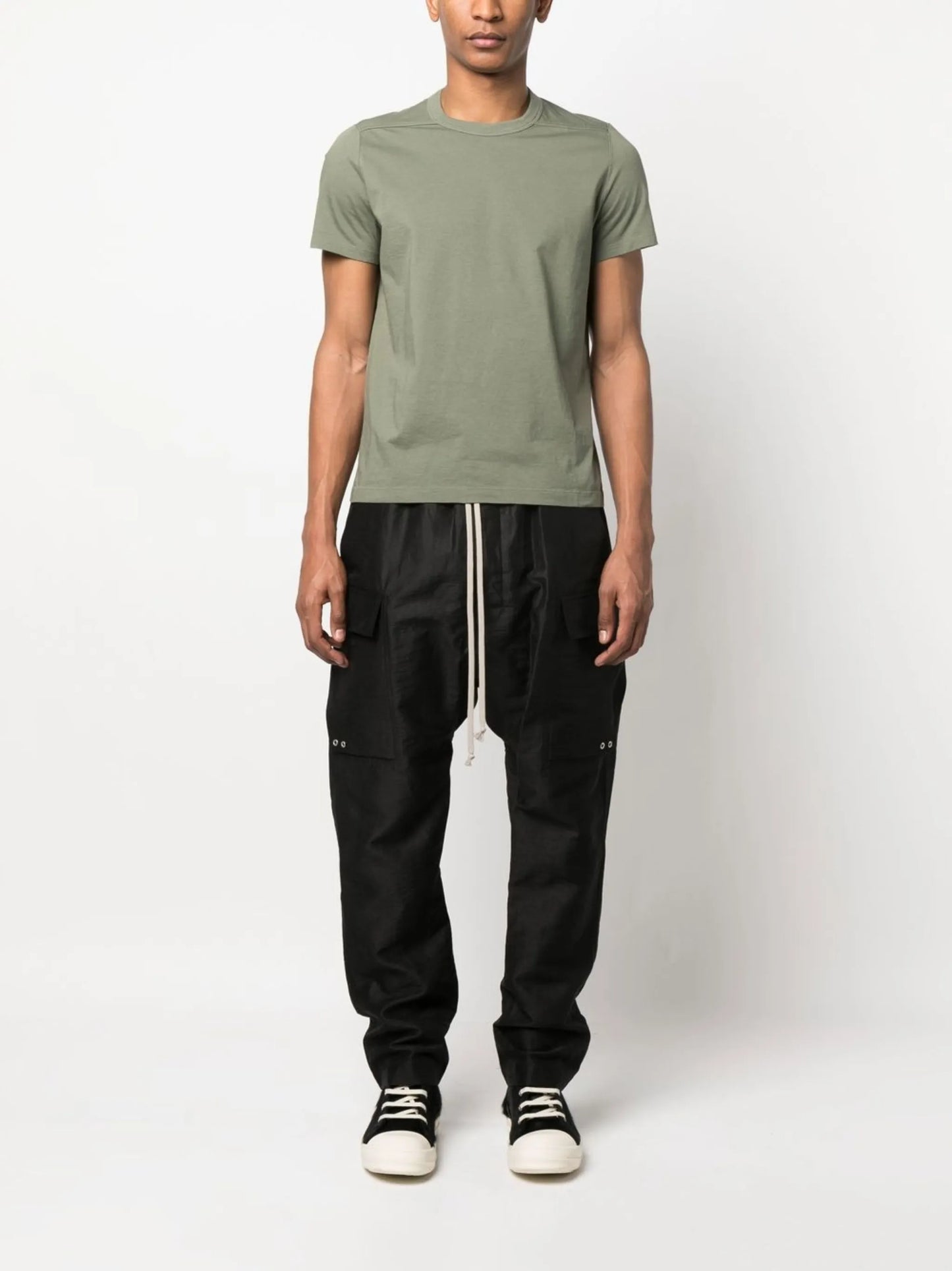 drawstring cargo trousers
