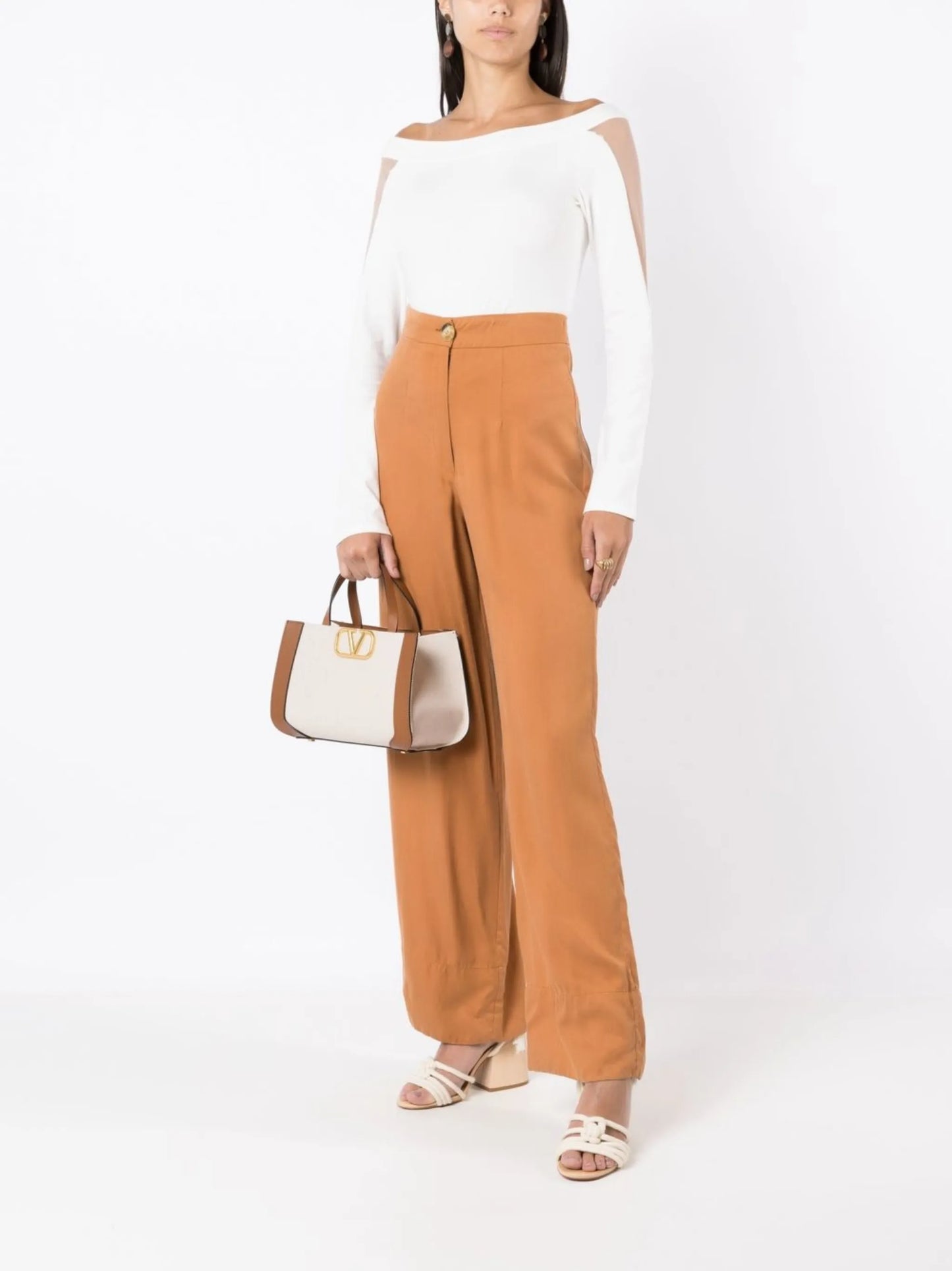 small VLogo Signature tote bag