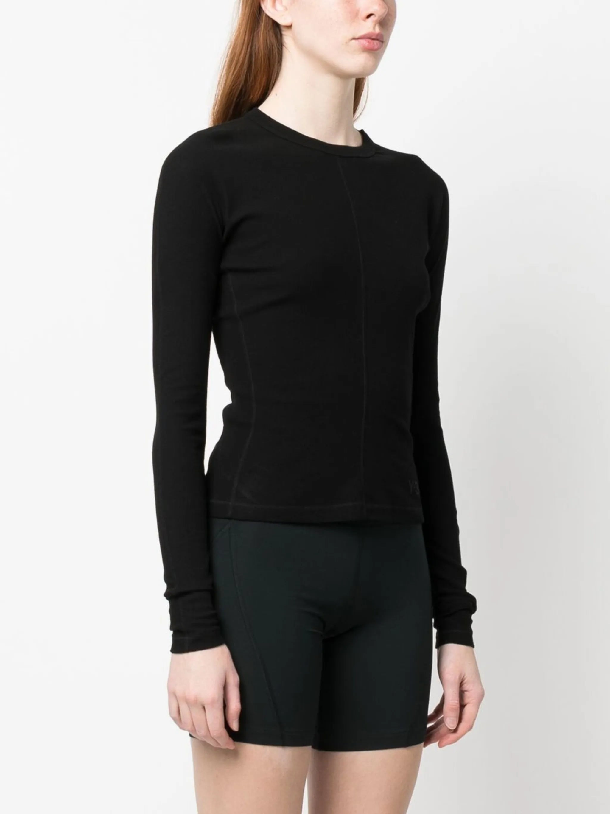 logo-print long-sleeve top