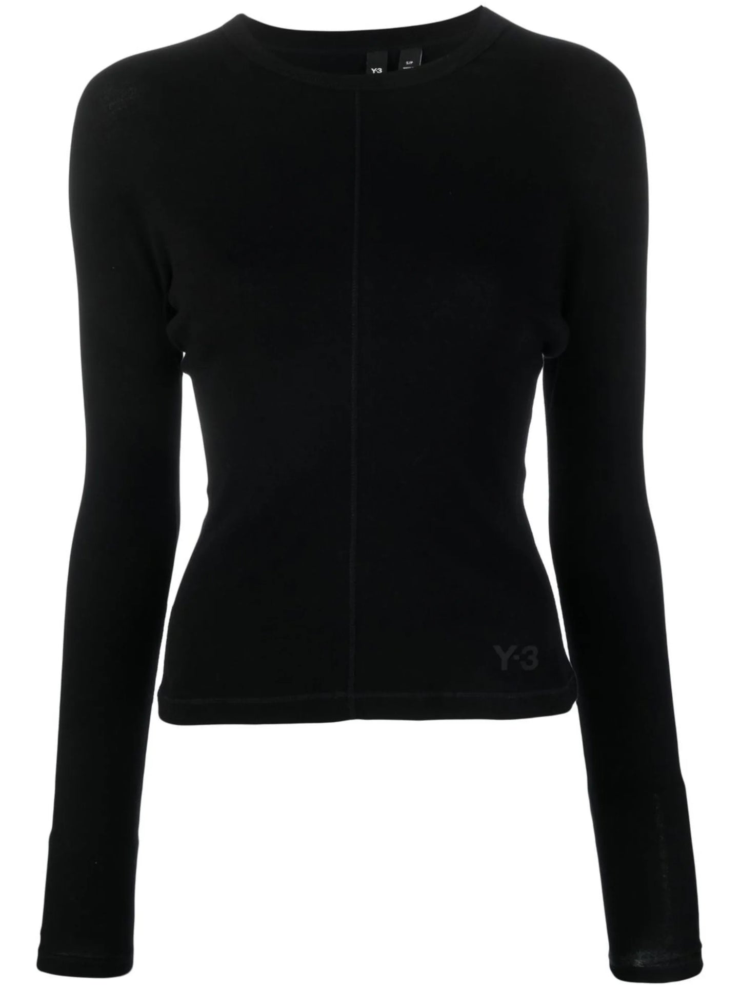 logo-print long-sleeve top