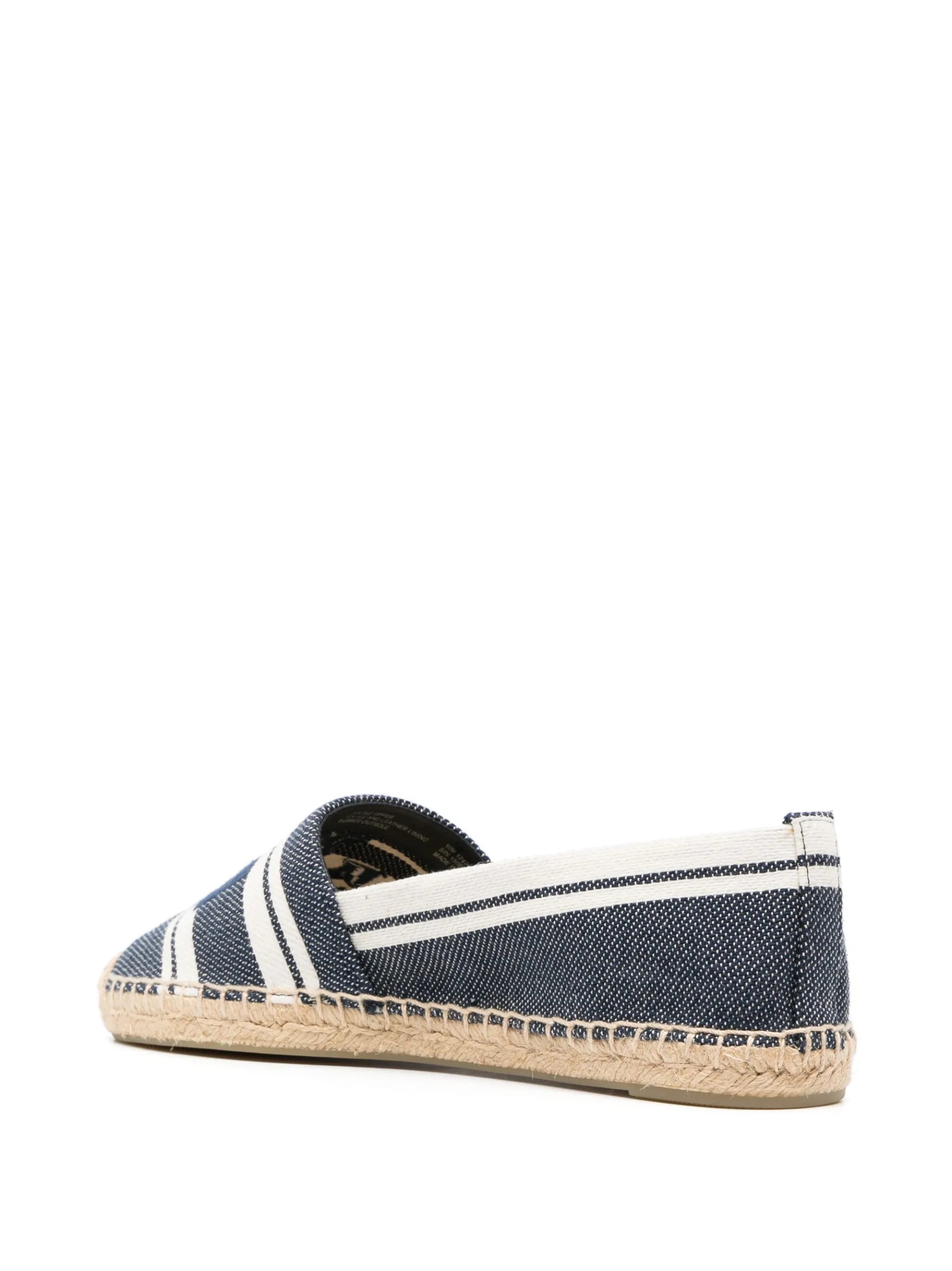 logo-embroidered flat espadrilles