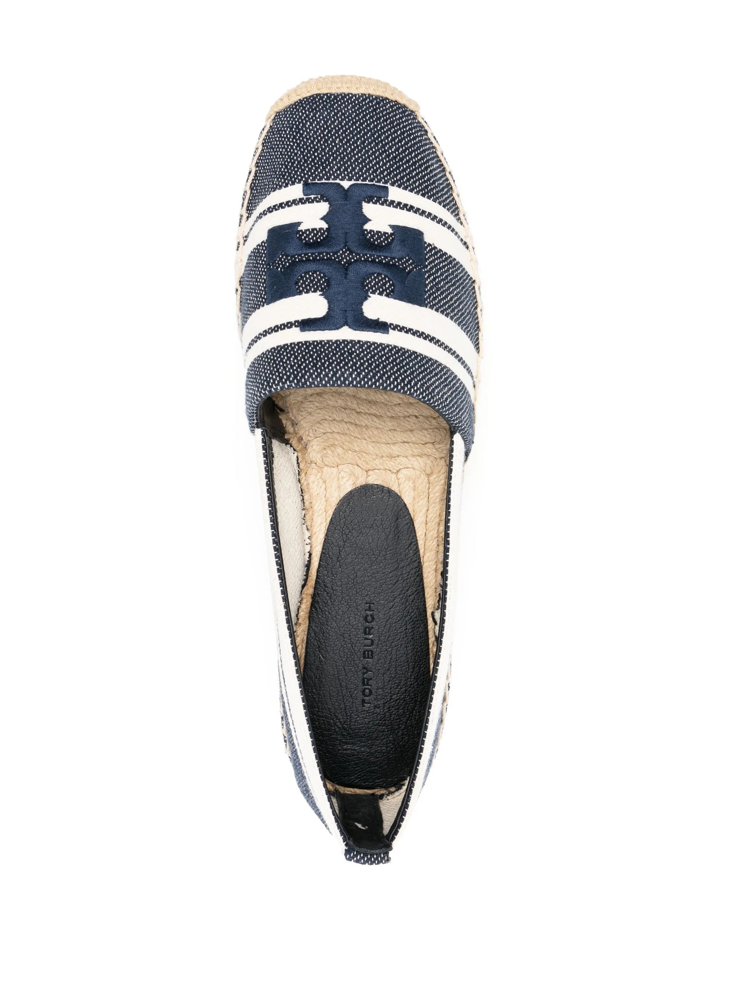 logo-embroidered flat espadrilles