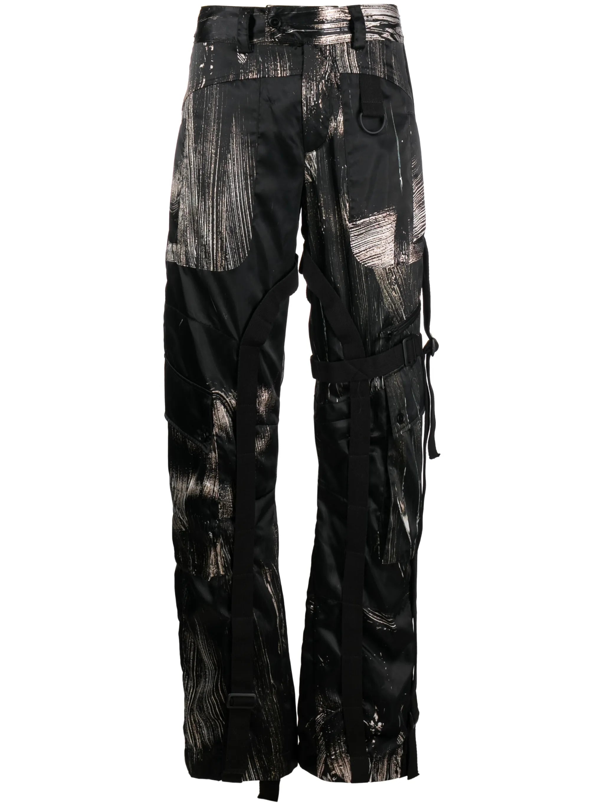 cargo wide-leg trousers