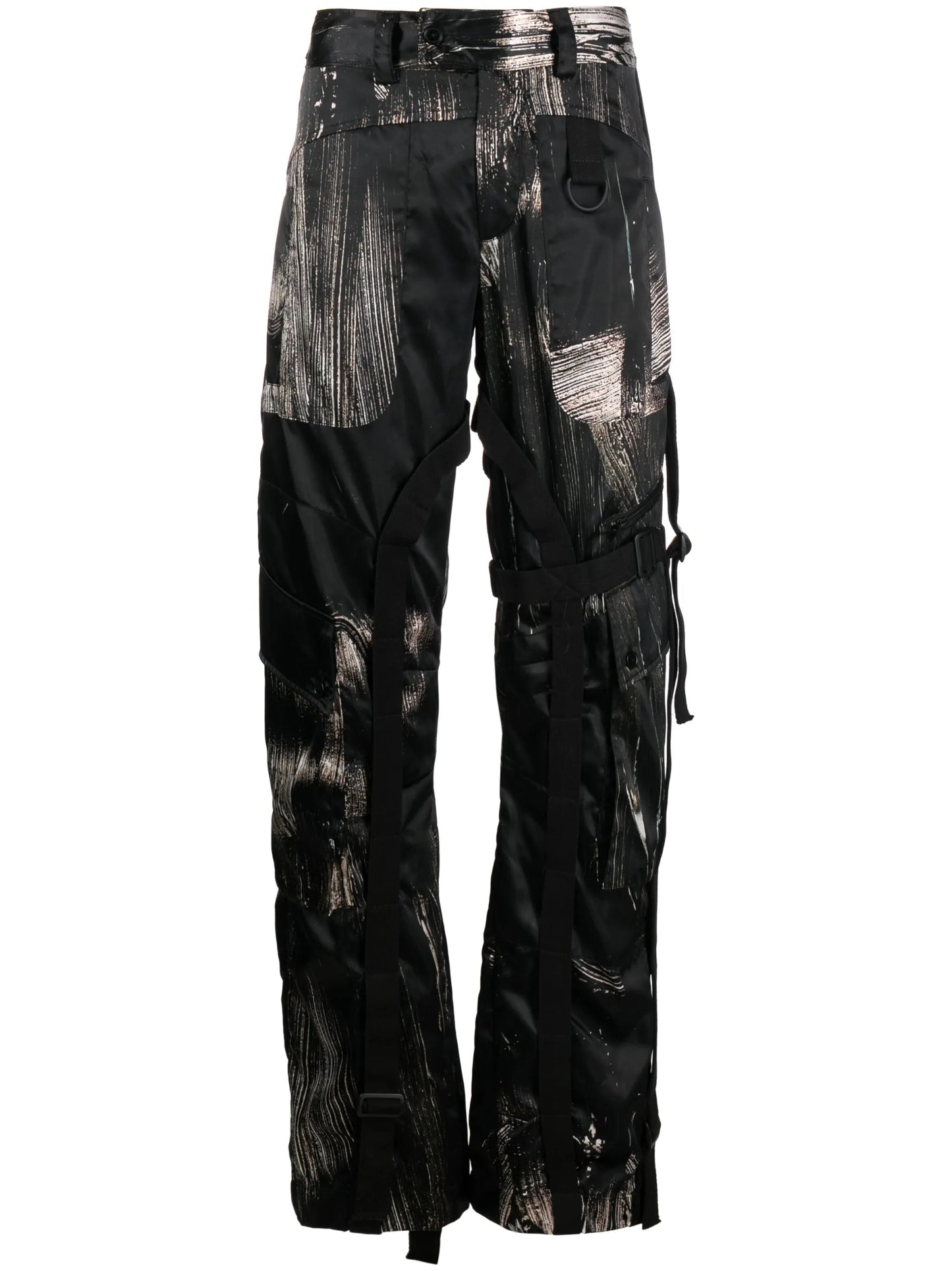 cargo wide-leg trousers