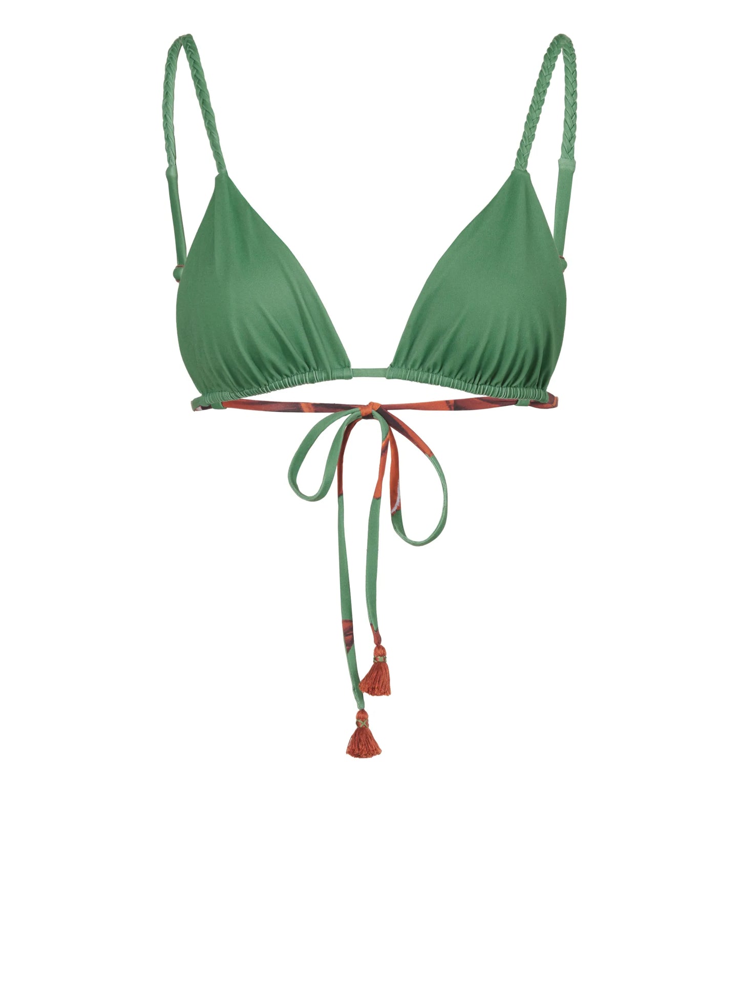 Wakama triangle-cup bikini top