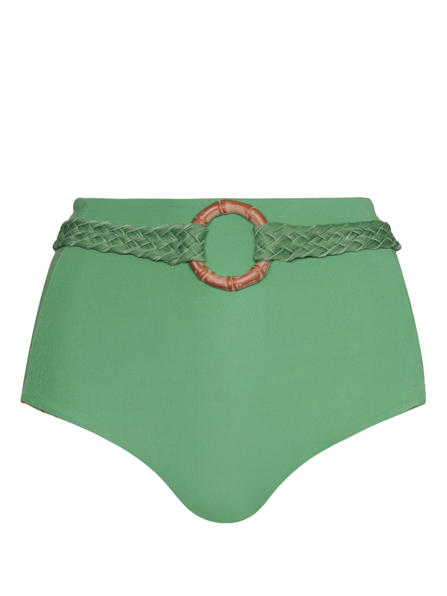 Cumbi leaf-print bikini bottoms