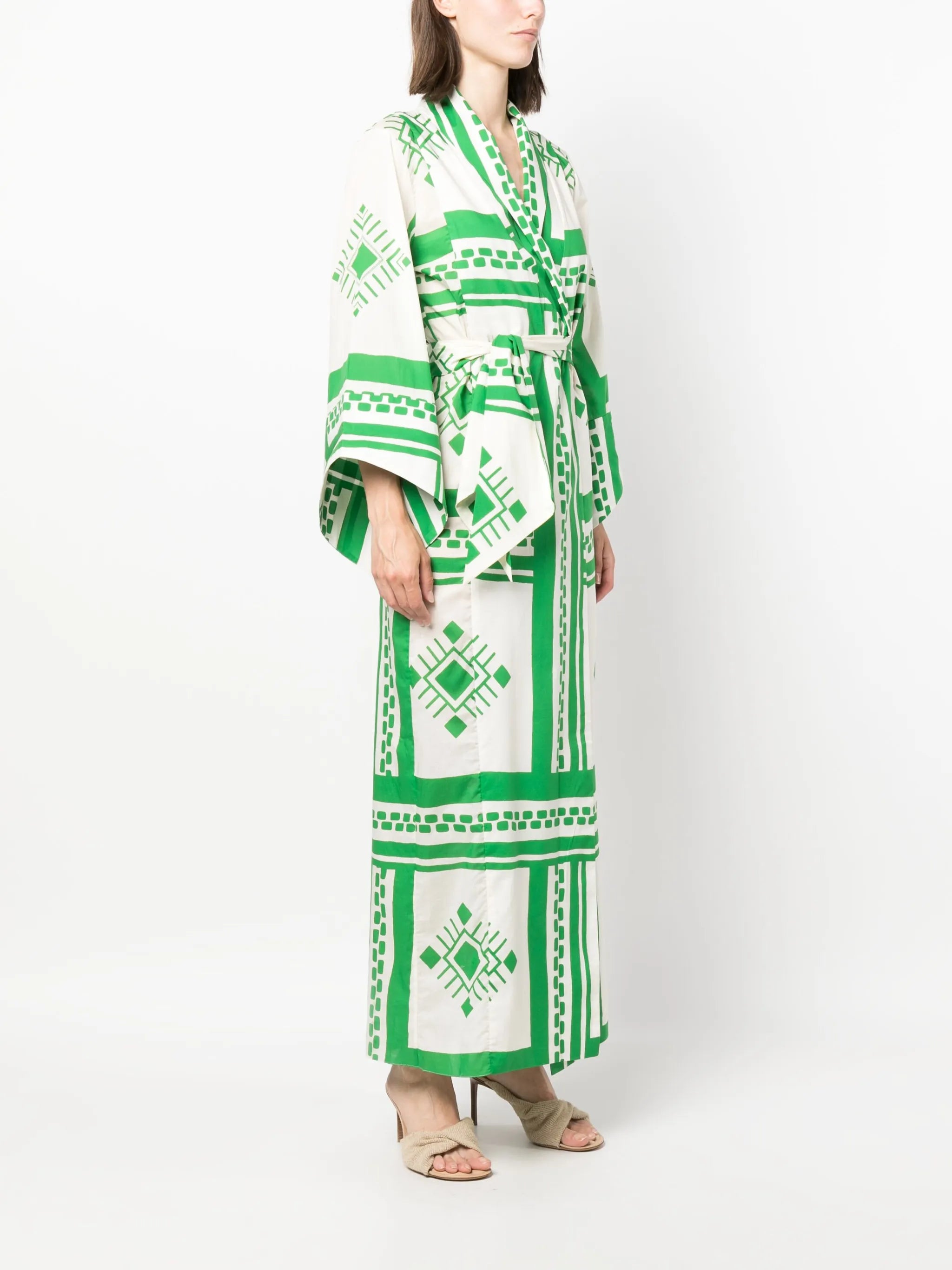 Happy Mystery printed cotton dress