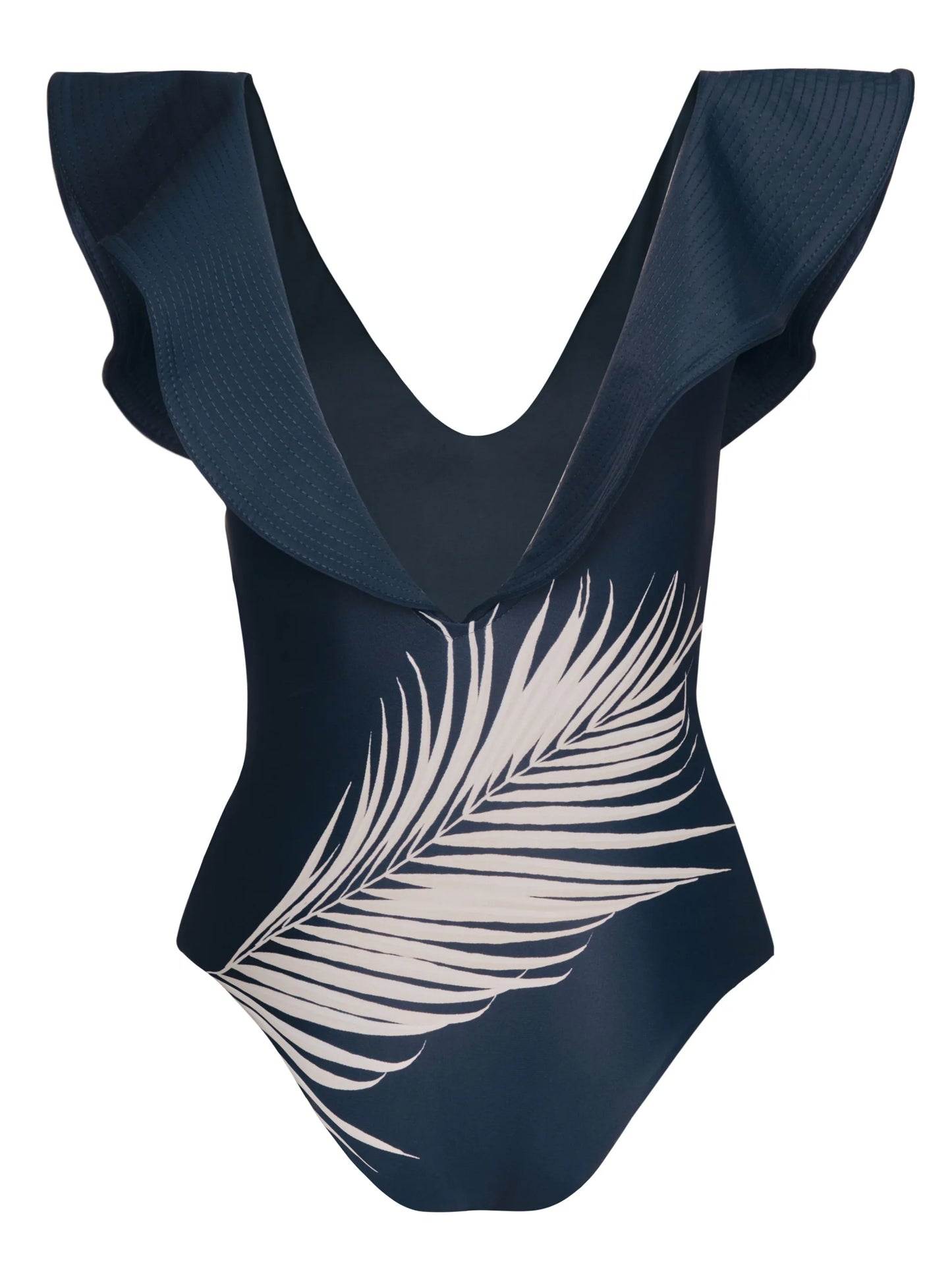 Navegando Ando leaf-print swimsuit