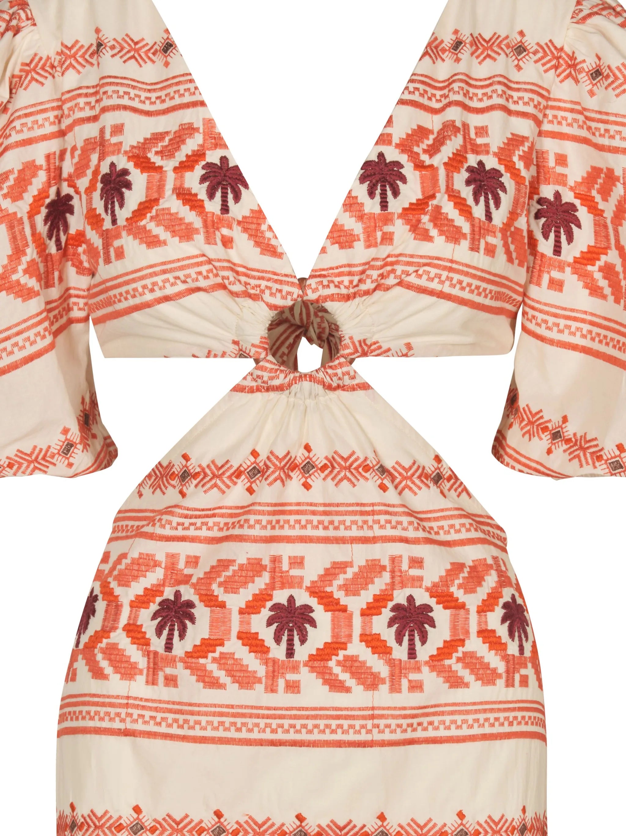 Valle Sagrado embroidered minidress