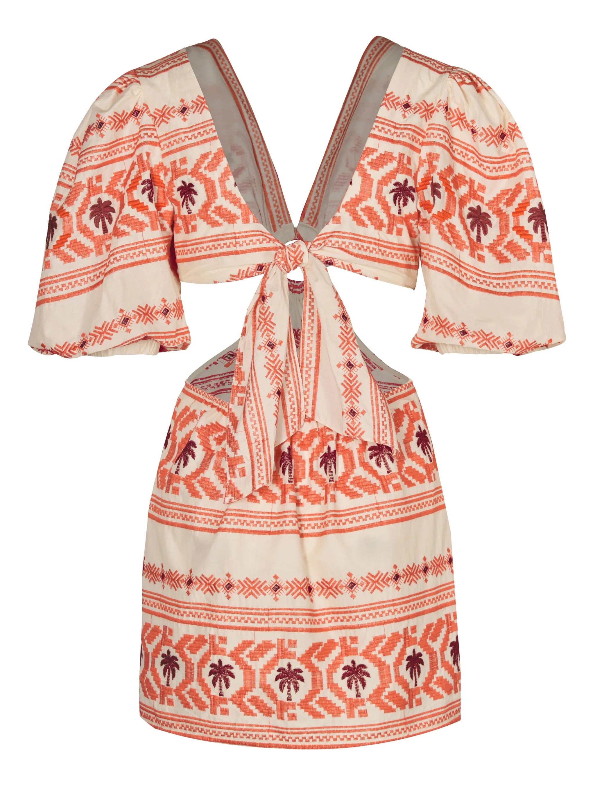 Valle Sagrado embroidered minidress