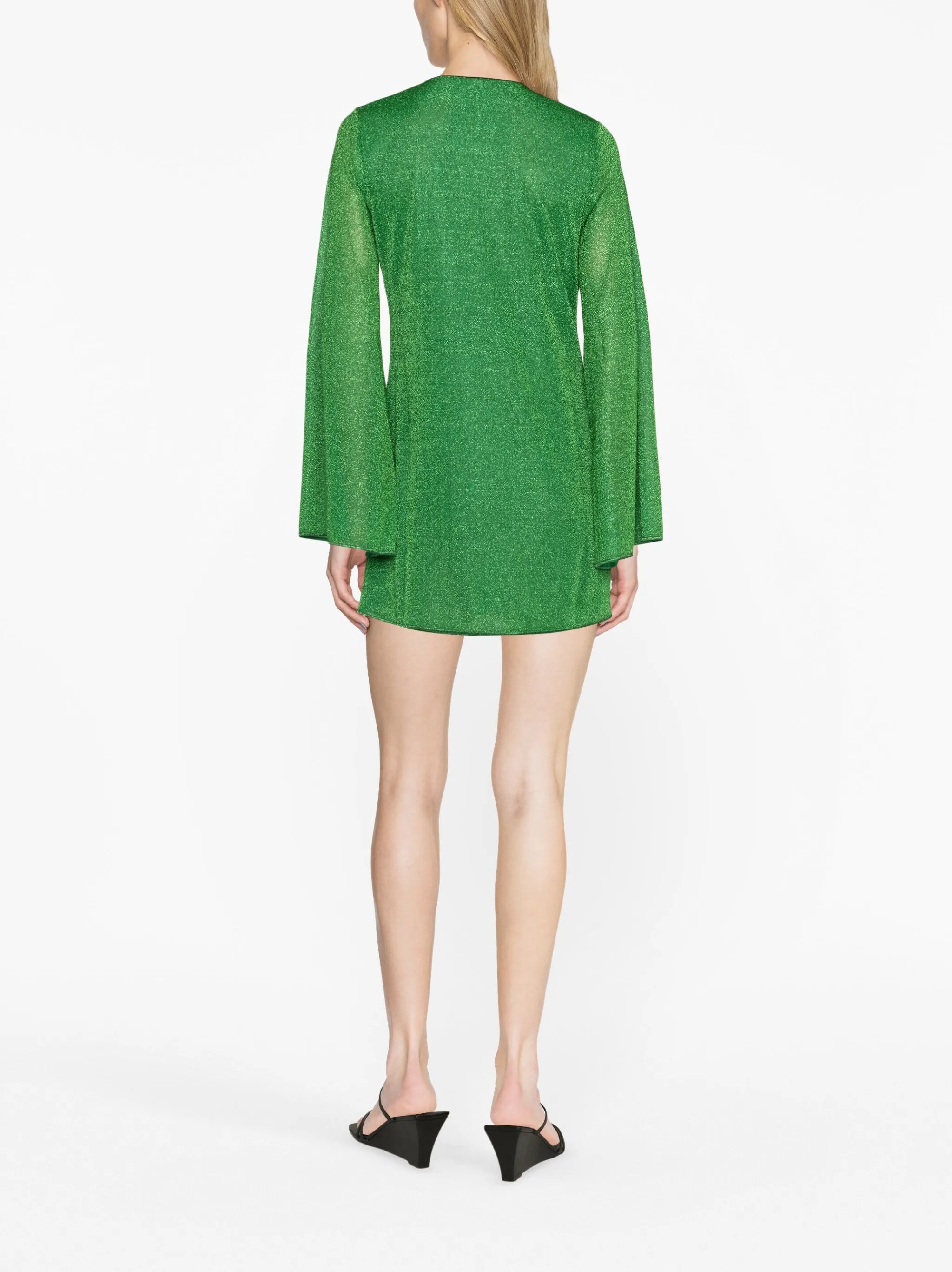 Lumière V-neck minidress