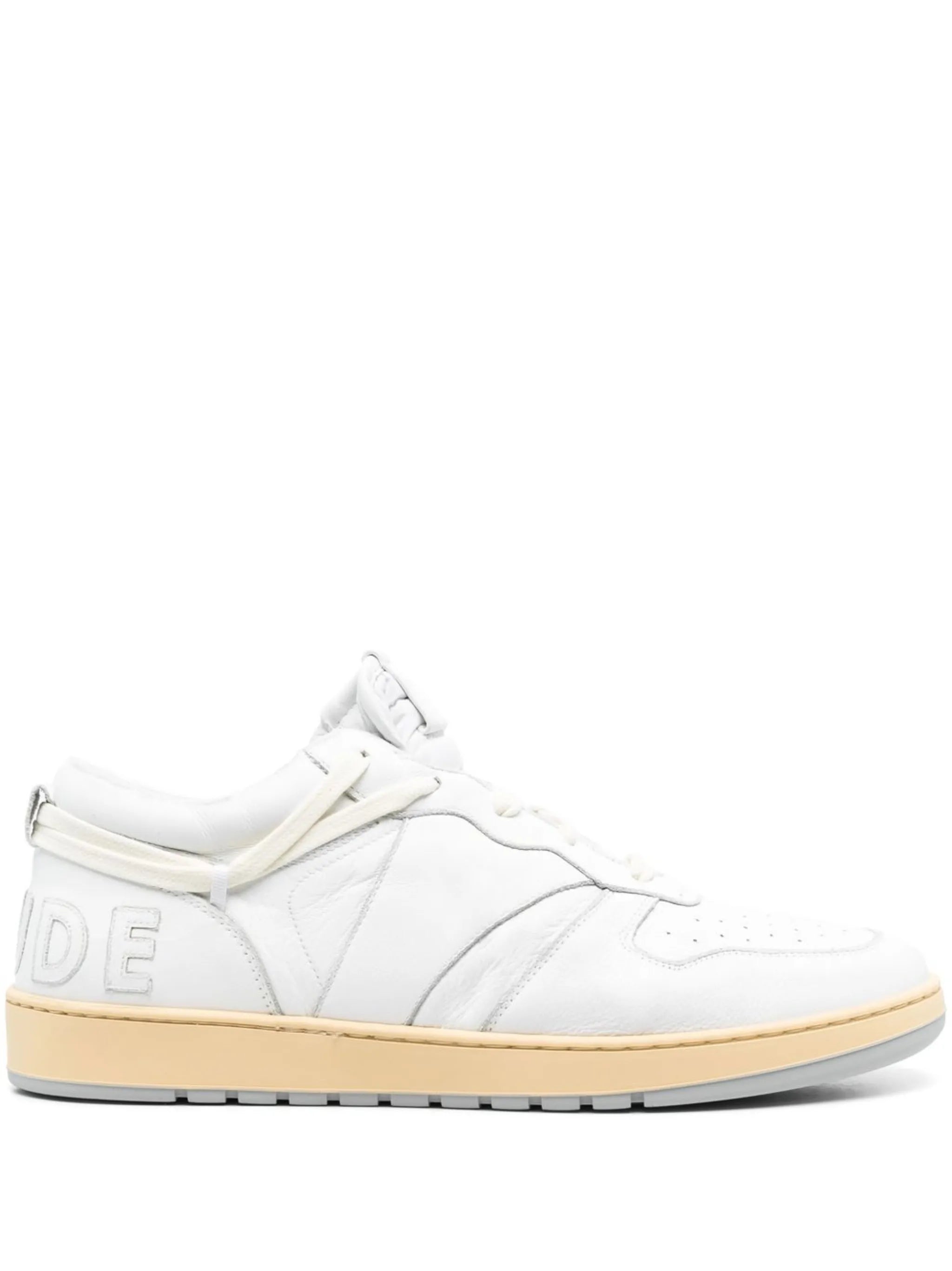 embroidered-logo low-top sneakers