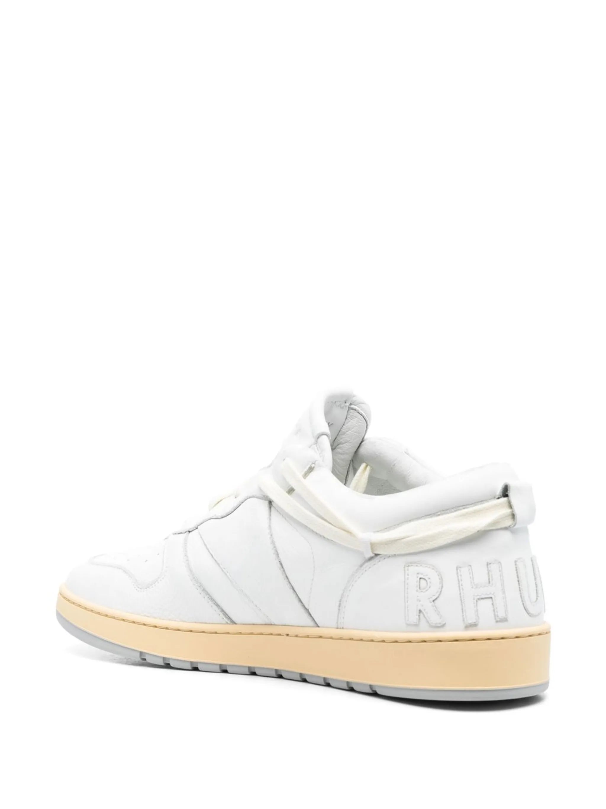 embroidered-logo low-top sneakers