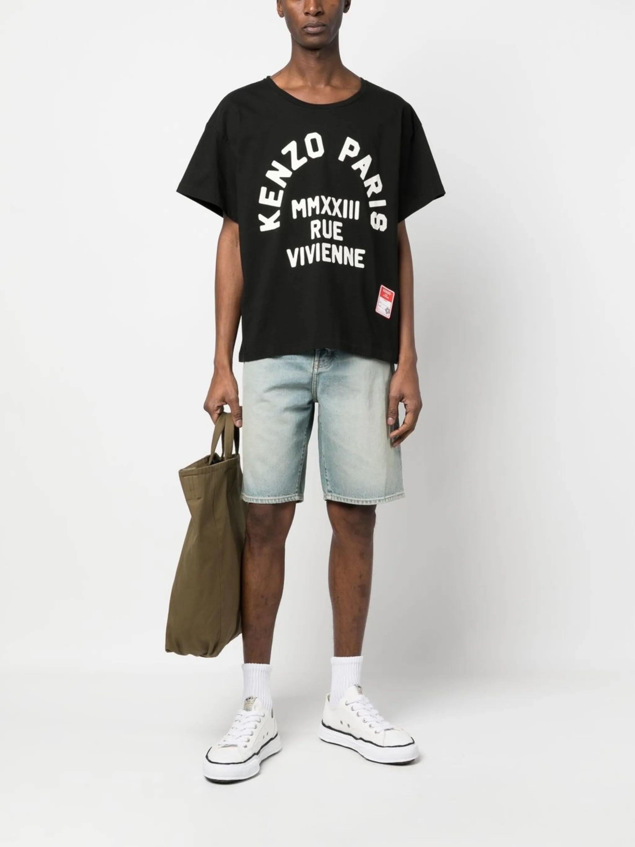 Rue Vivienne logo-print T-shirt