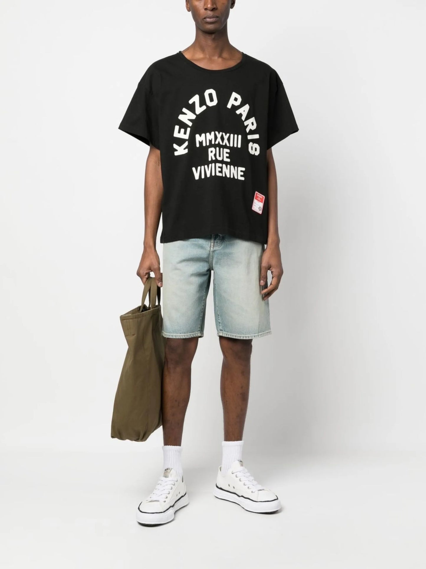 Rue Vivienne logo-print T-shirt
