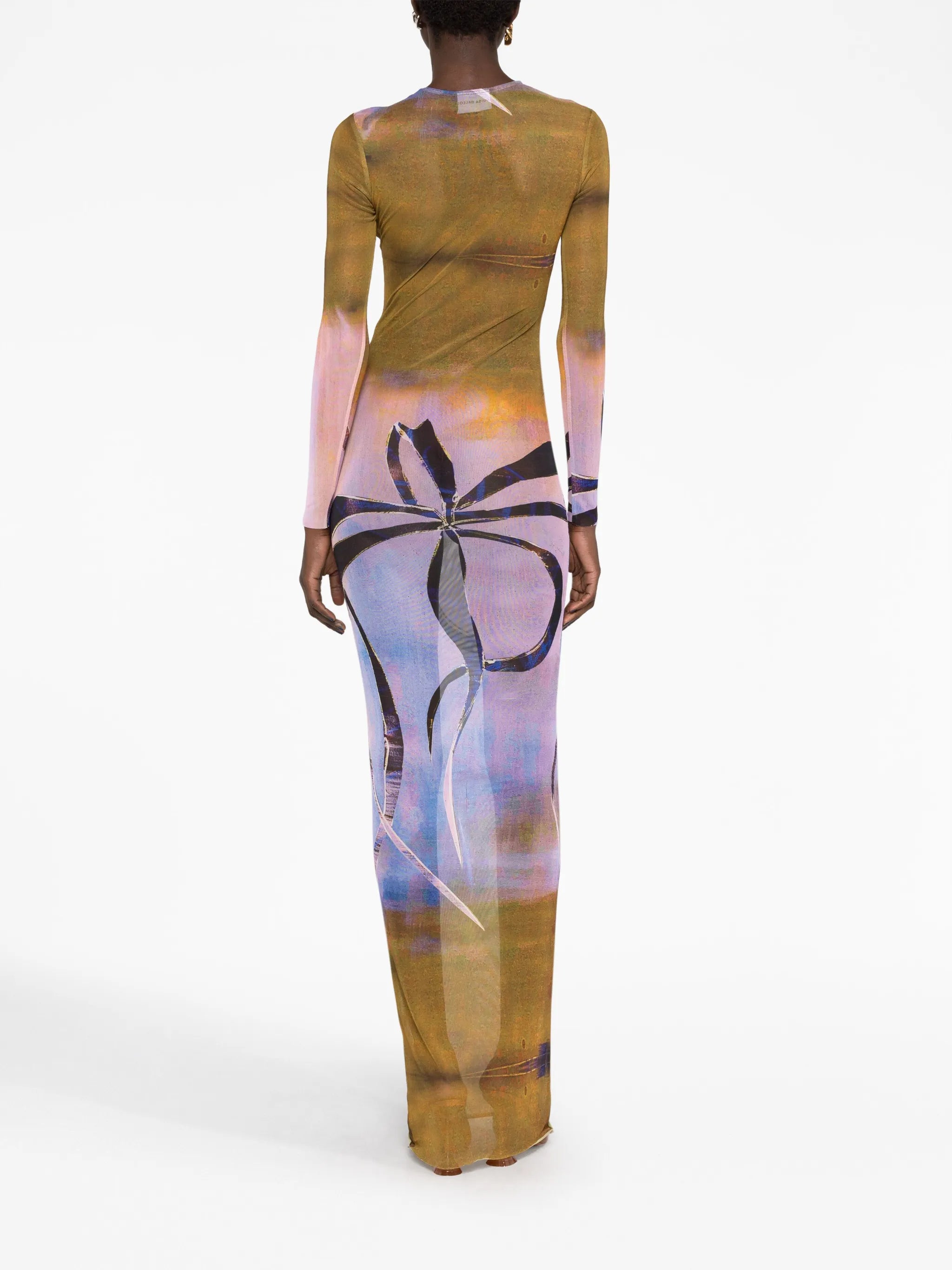 High Tide mesh maxi dress