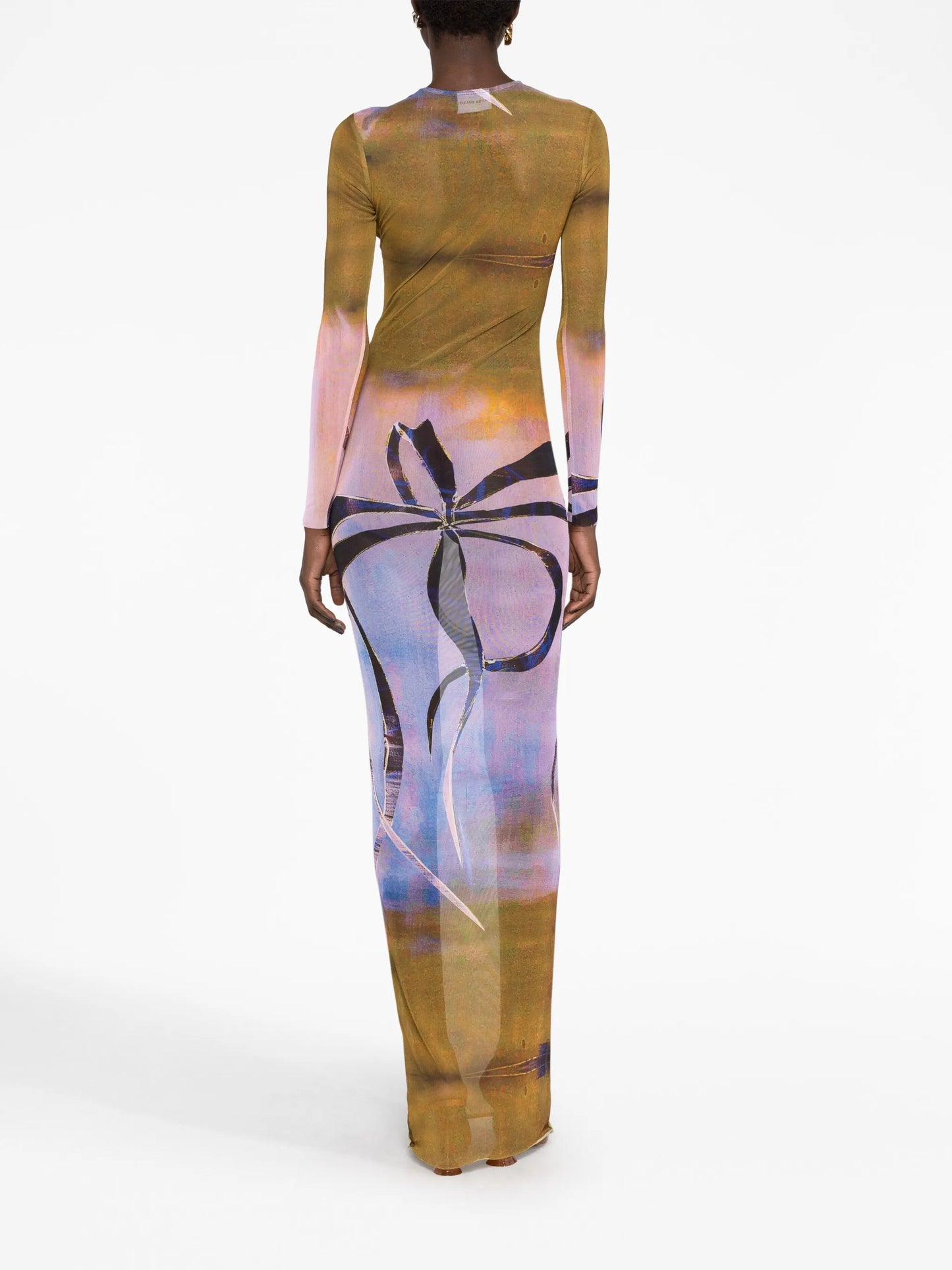 High Tide mesh maxi dress