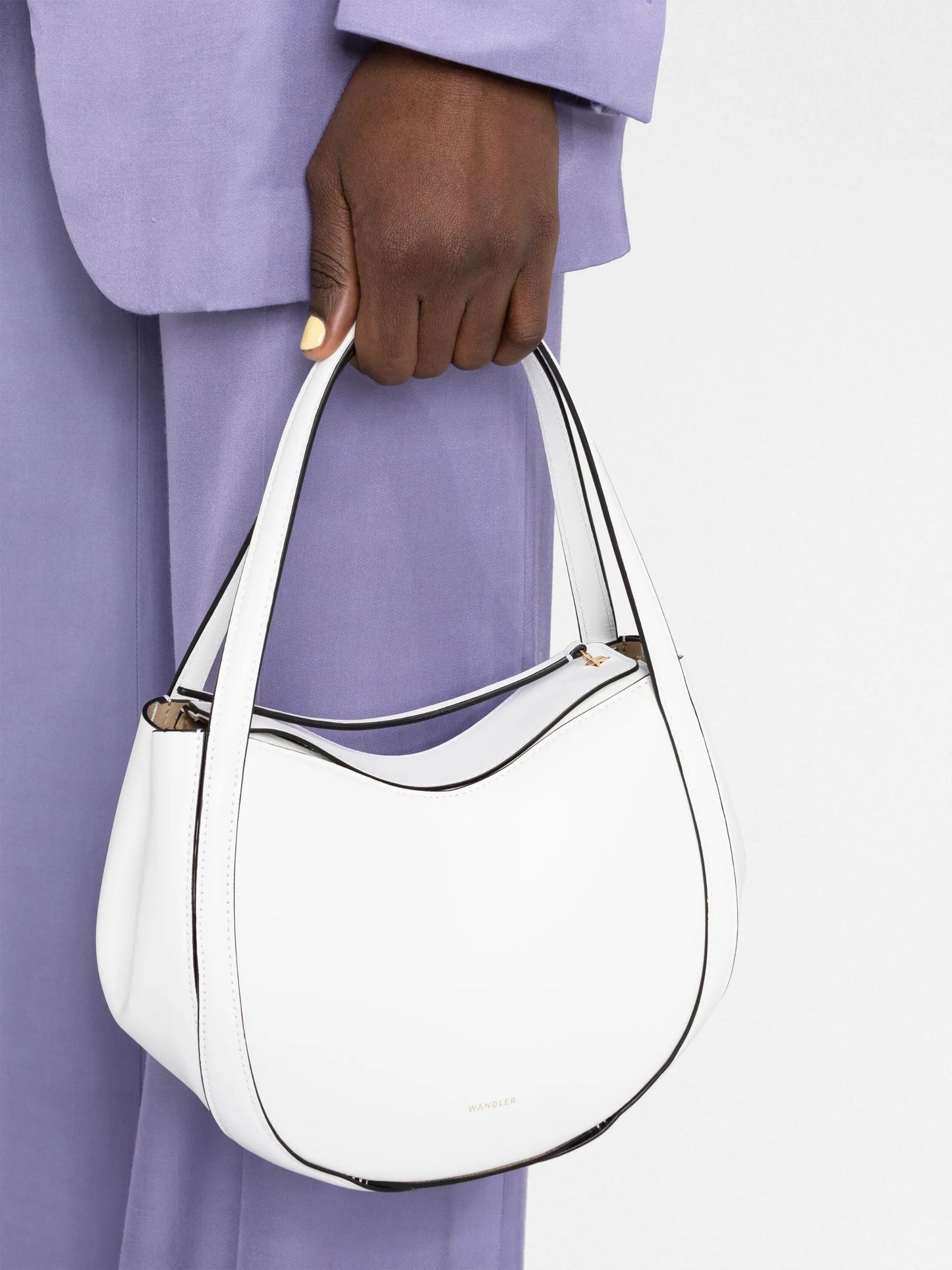 Lin leather tote bag