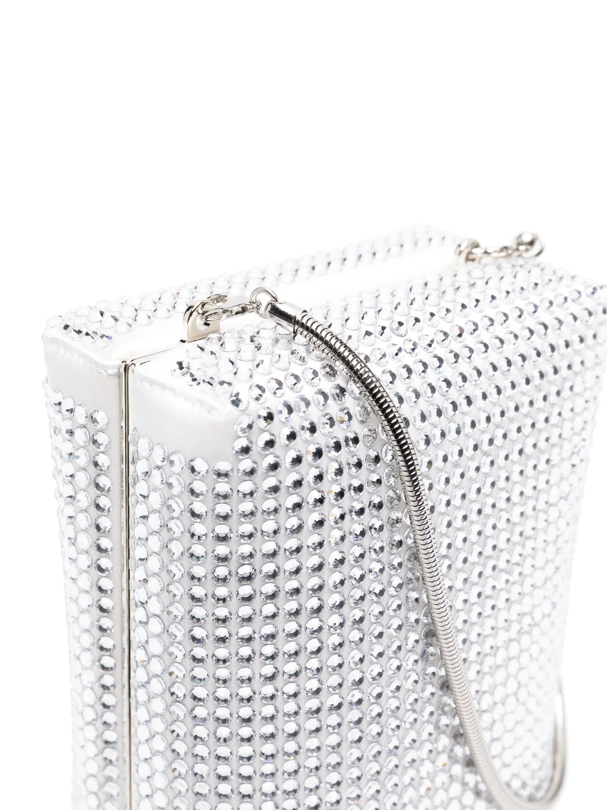 crystal-embellished crossbody bag