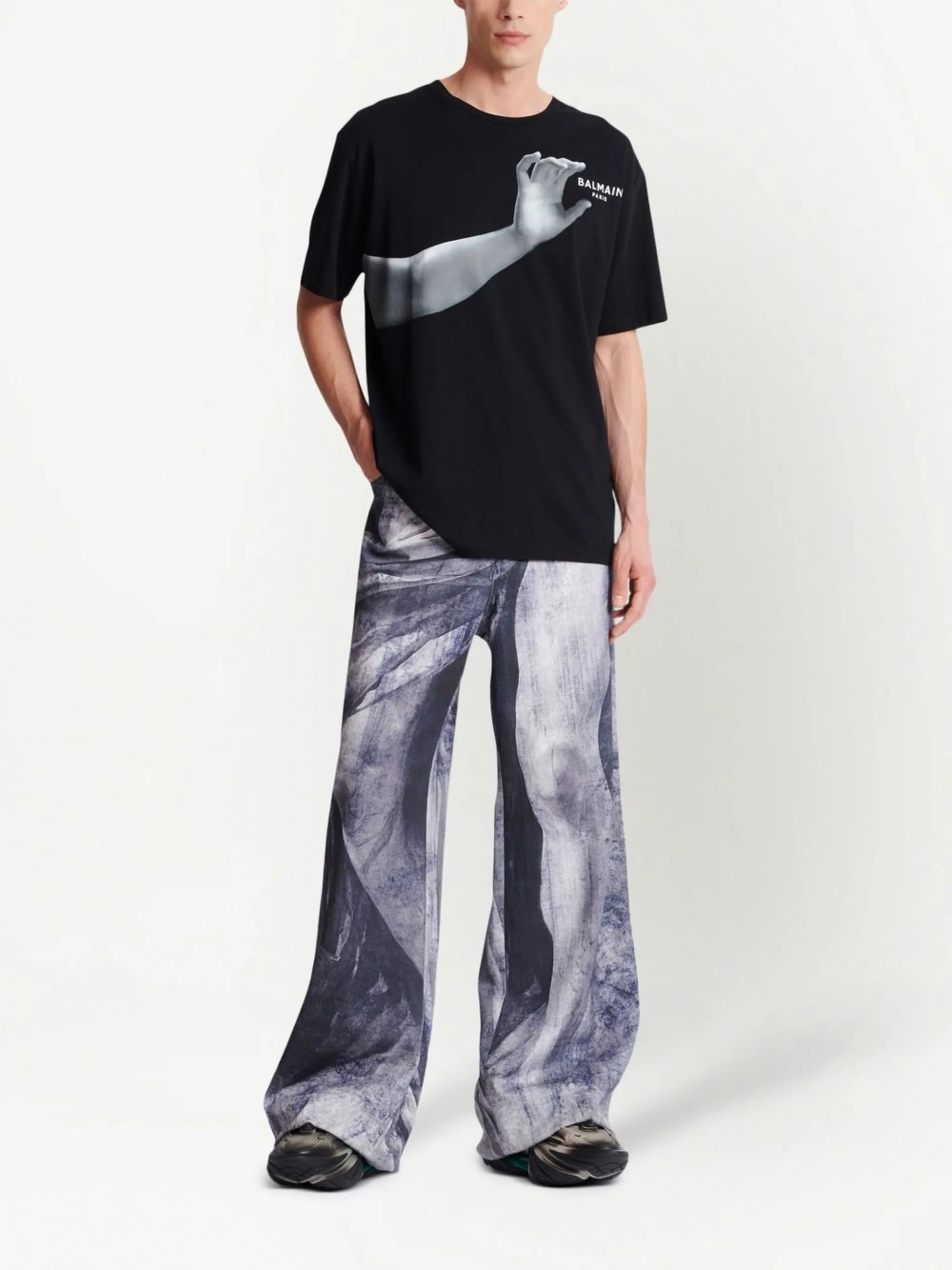 graphic-print cotton T-shirt