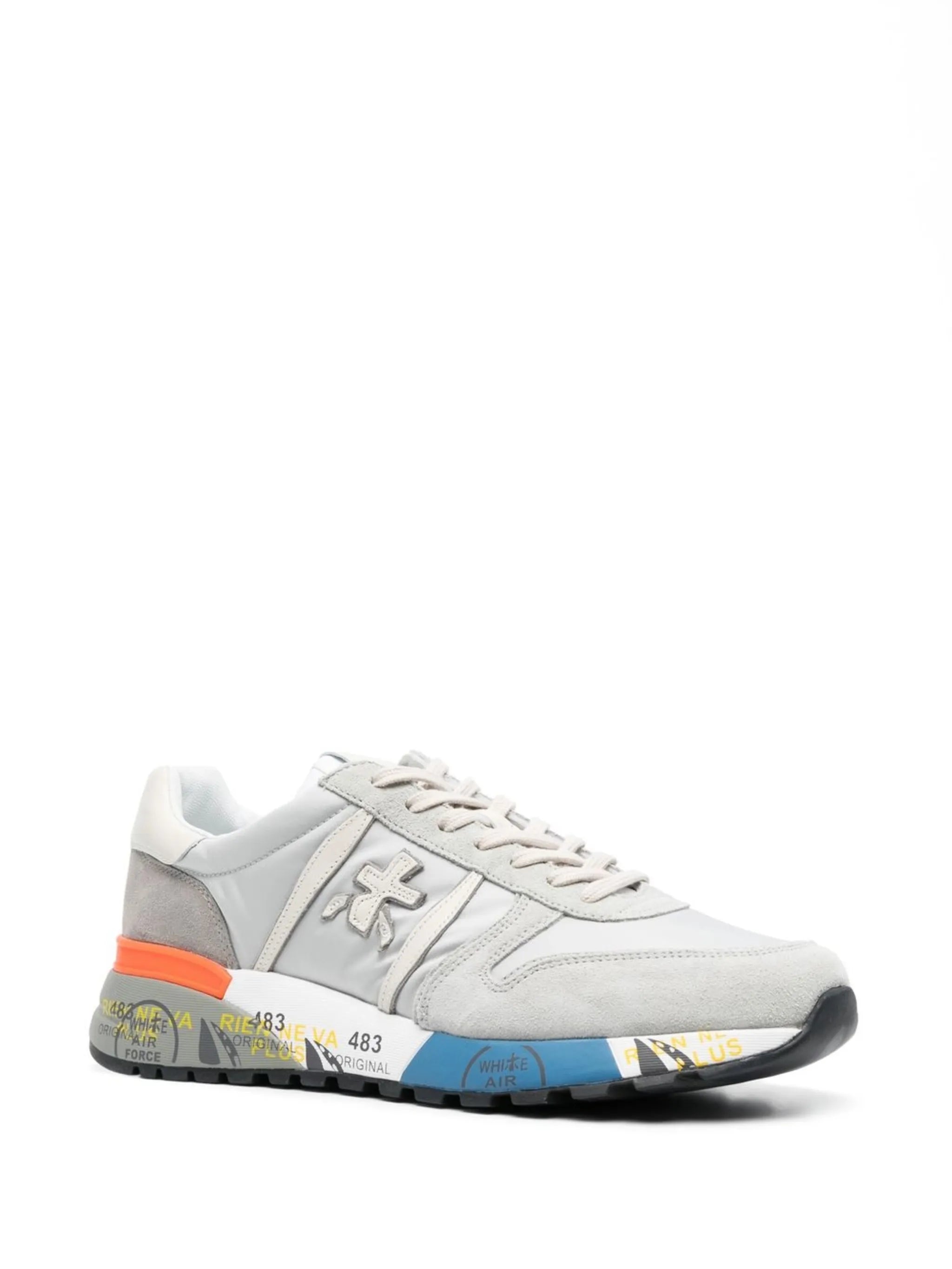 Lander logo-patch sneakers