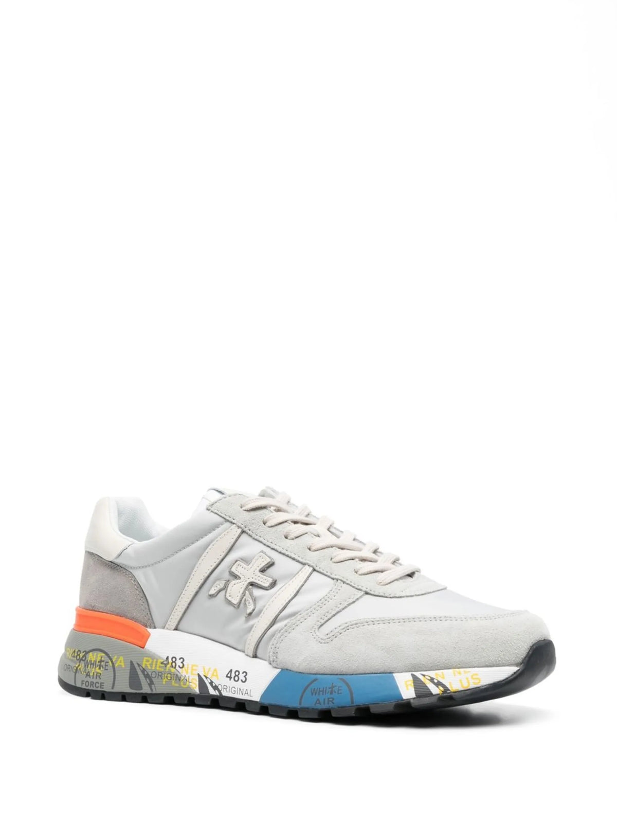 Lander logo-patch sneakers