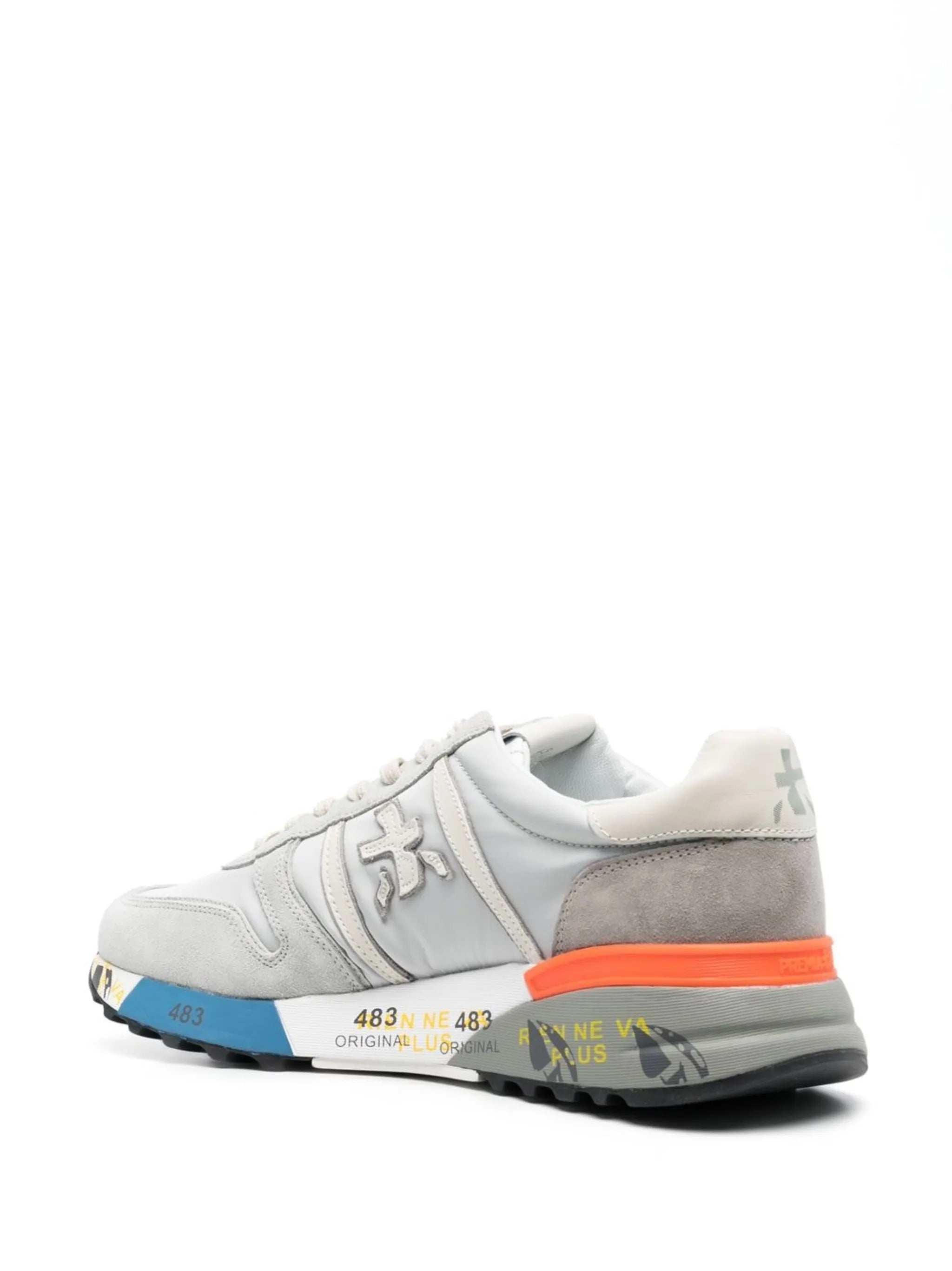 Lander logo-patch sneakers