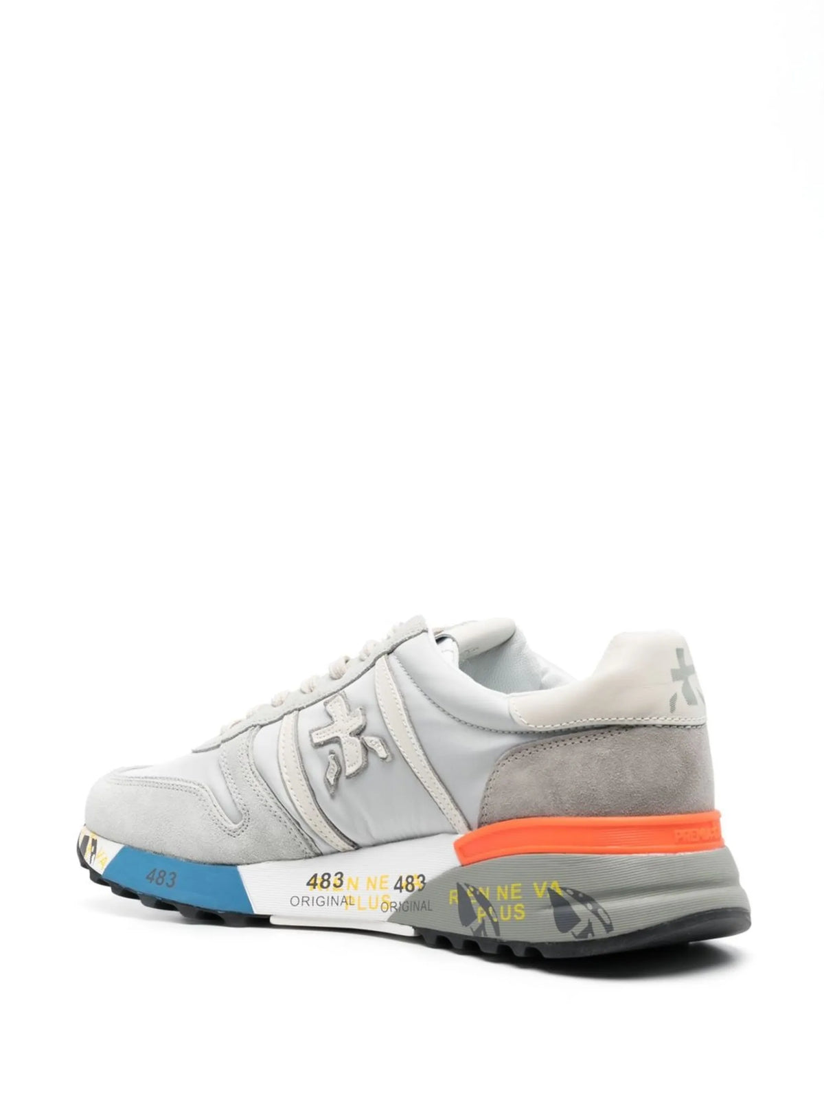 Lander logo-patch sneakers