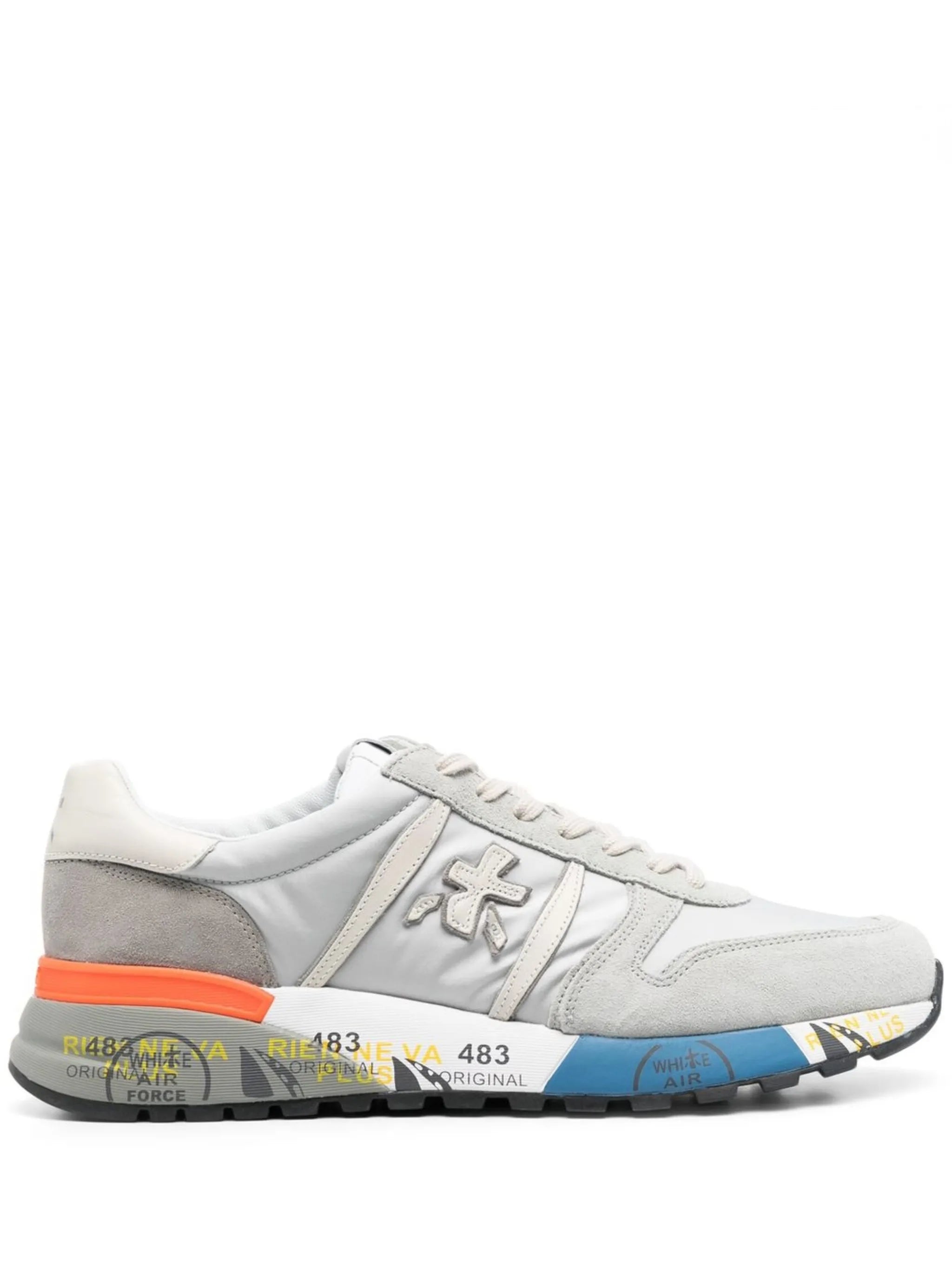 Lander logo-patch sneakers
