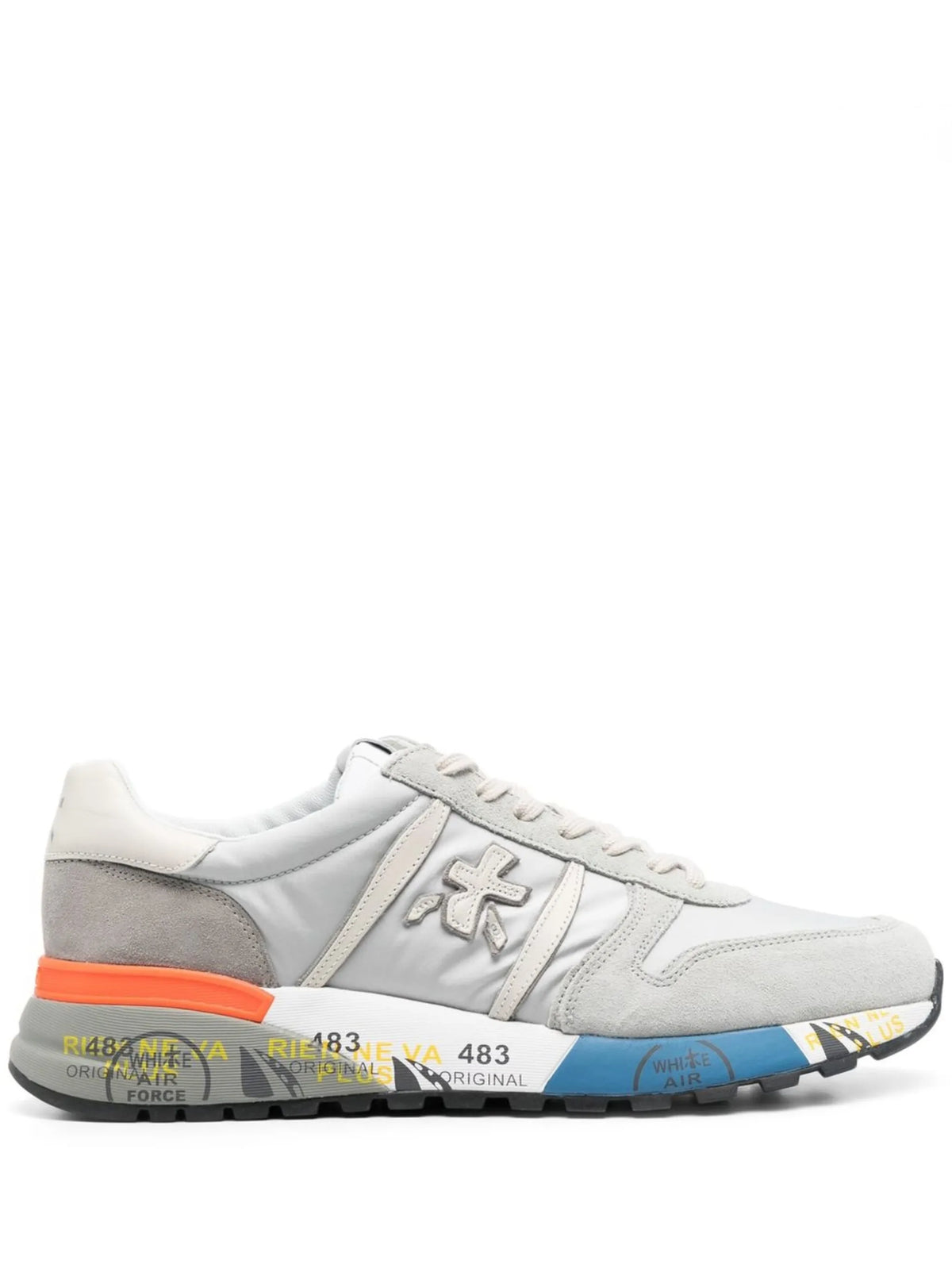 Lander logo-patch sneakers
