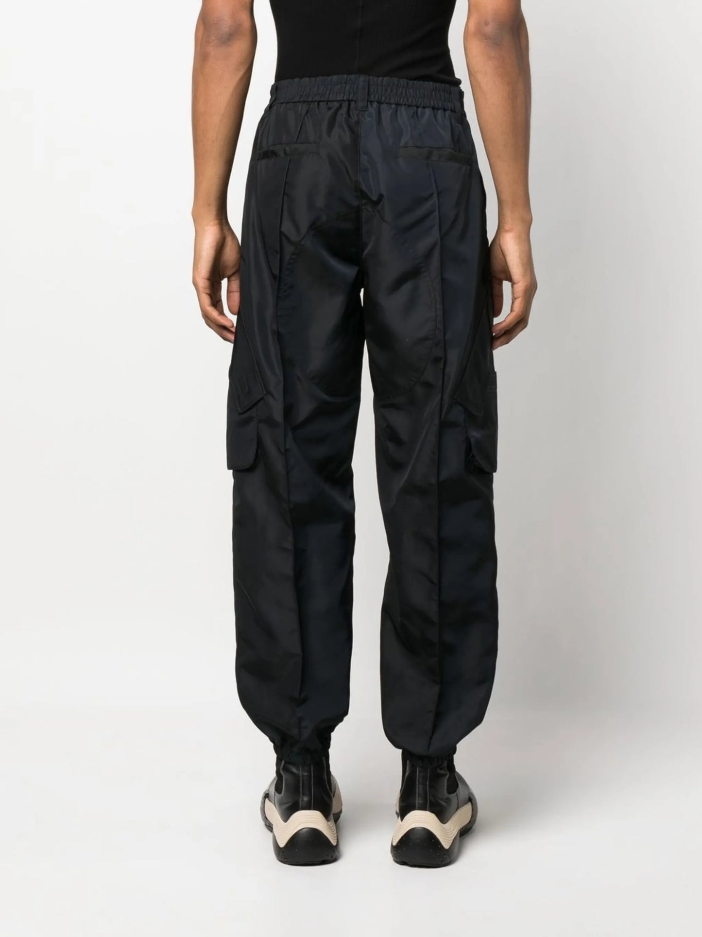 logo-print cargo track pants