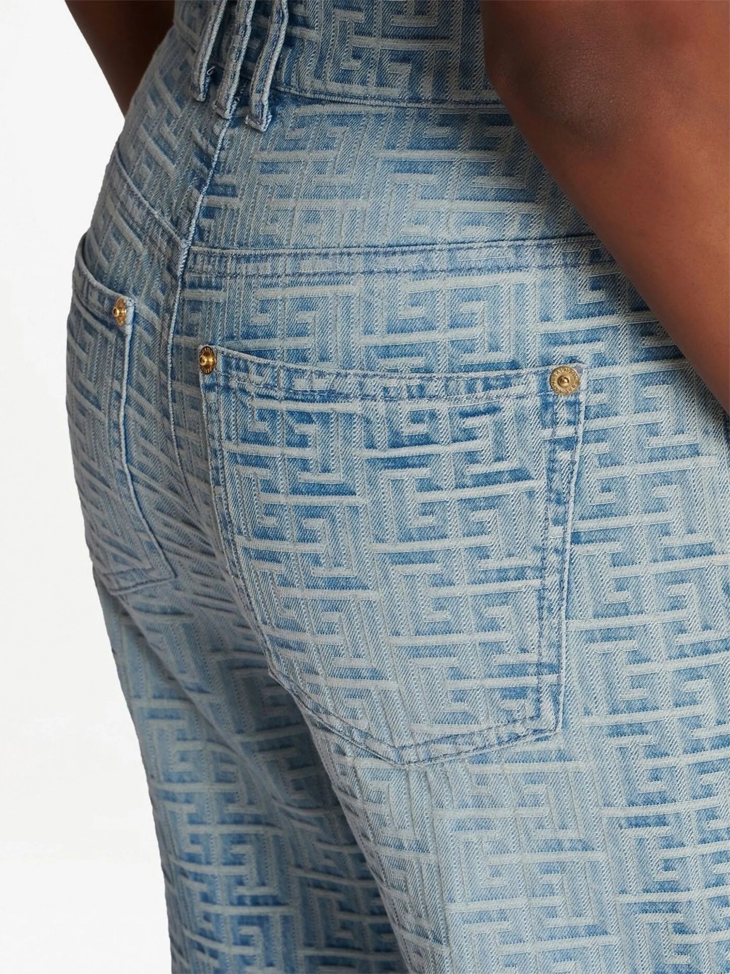 high-rise jeans