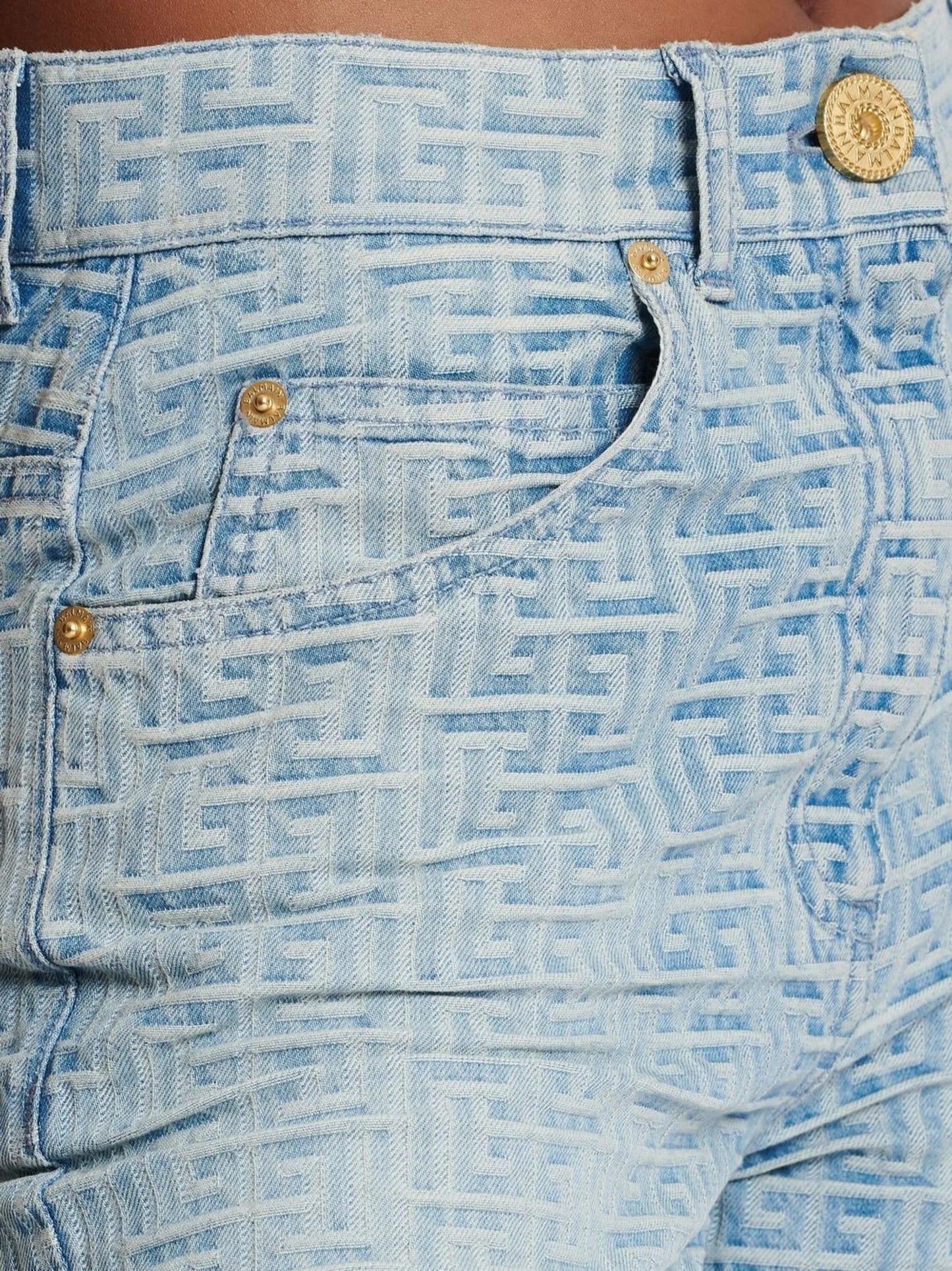 high-rise jeans