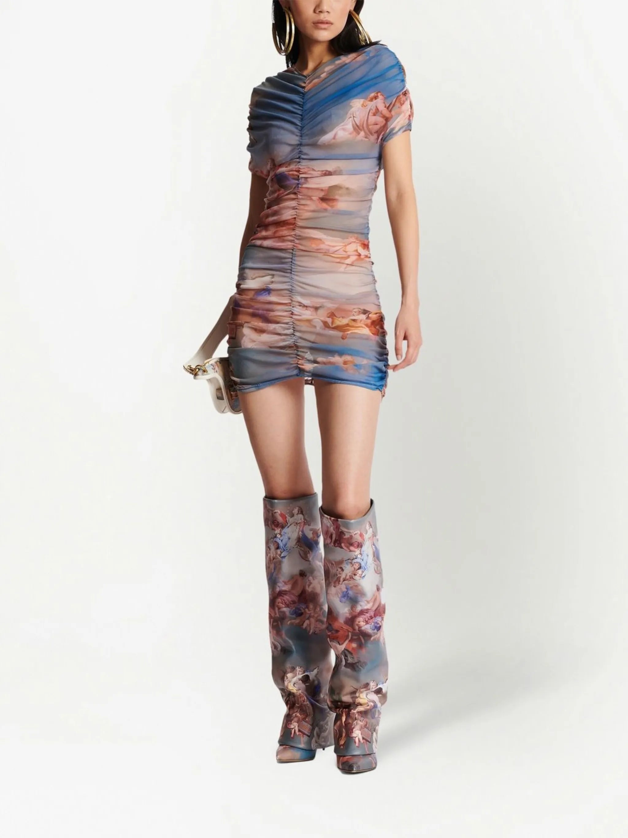 abstract tulle dress