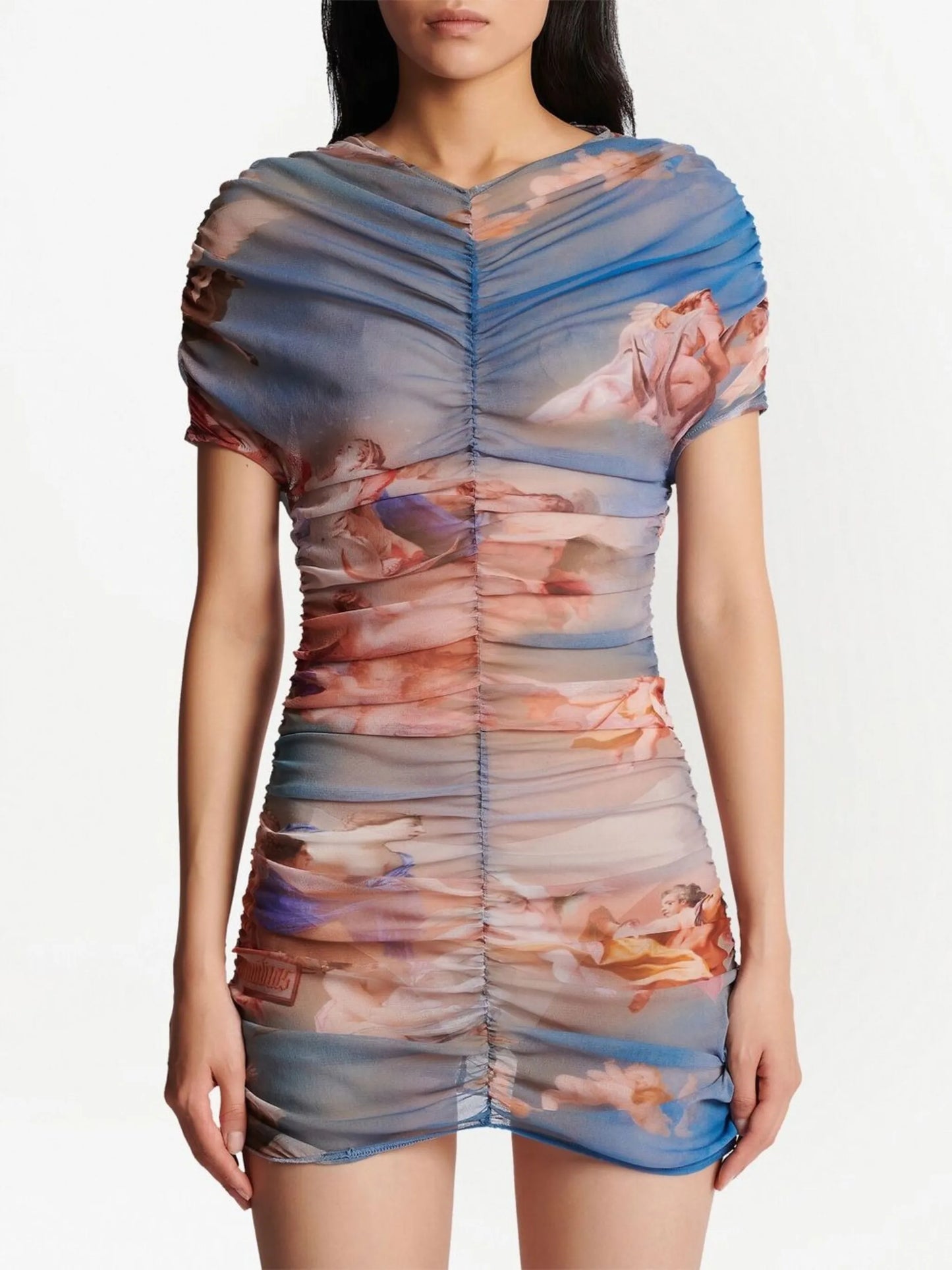 abstract tulle dress