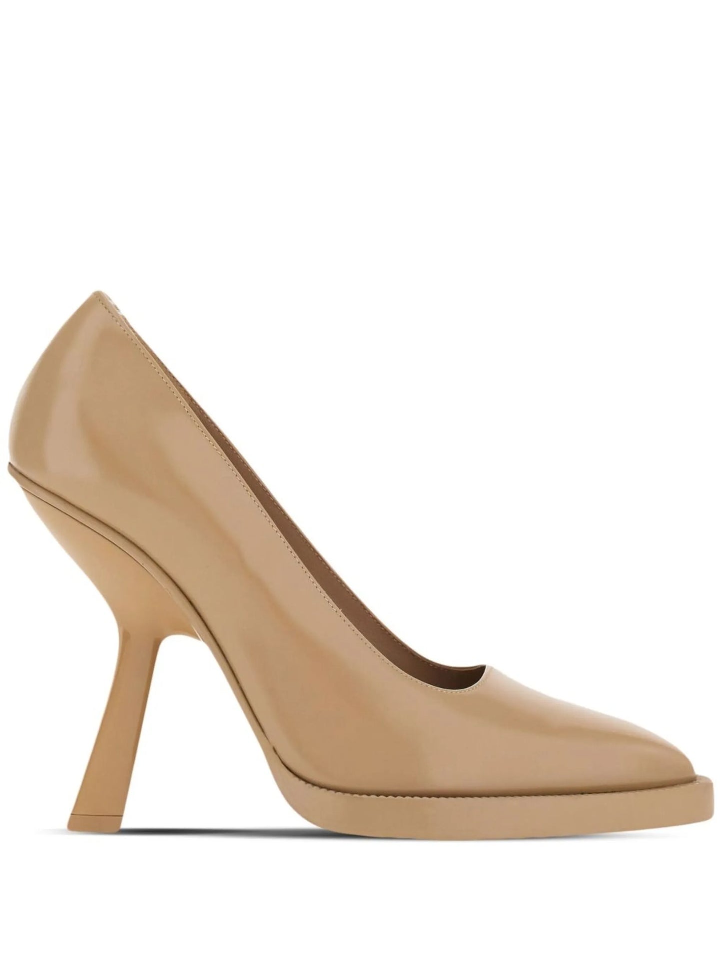 shaped-high-heel pumps