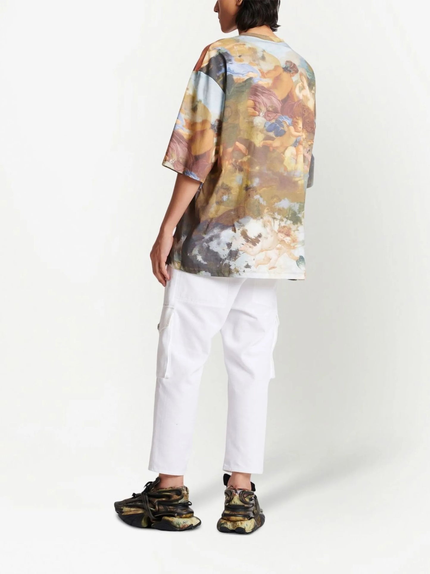 paint-print T-shirt