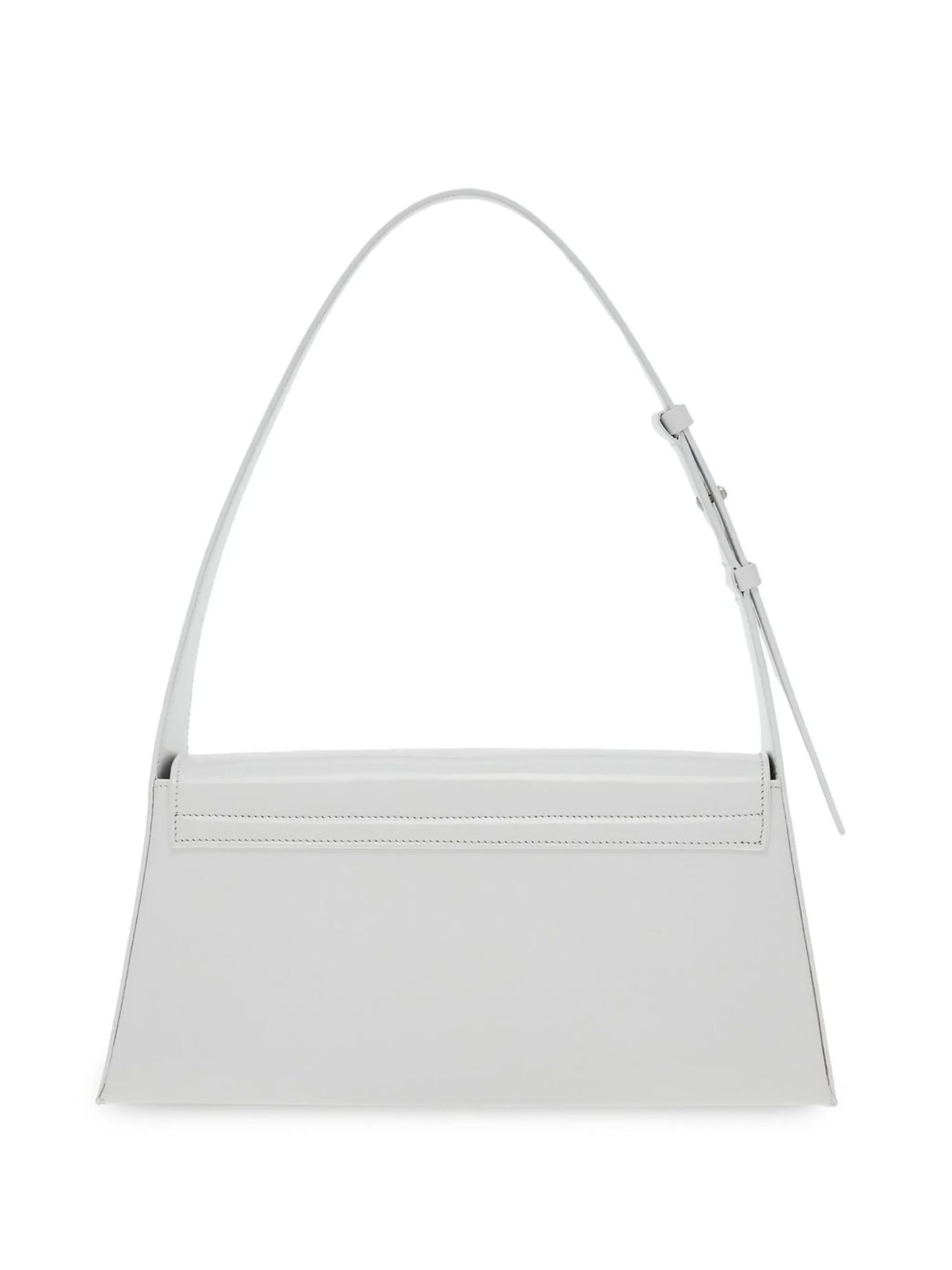 Geometric leather shoulder bag