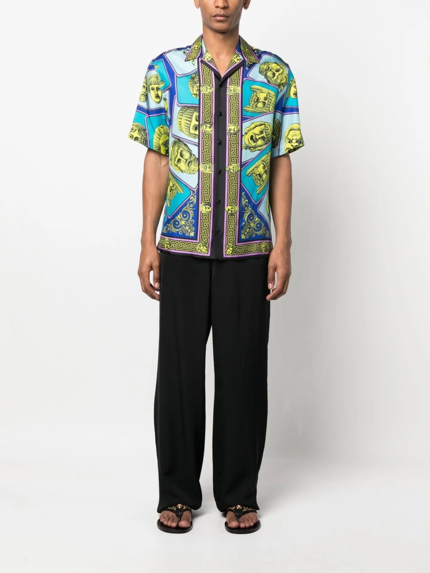 Maschera print short-sleeve shirt