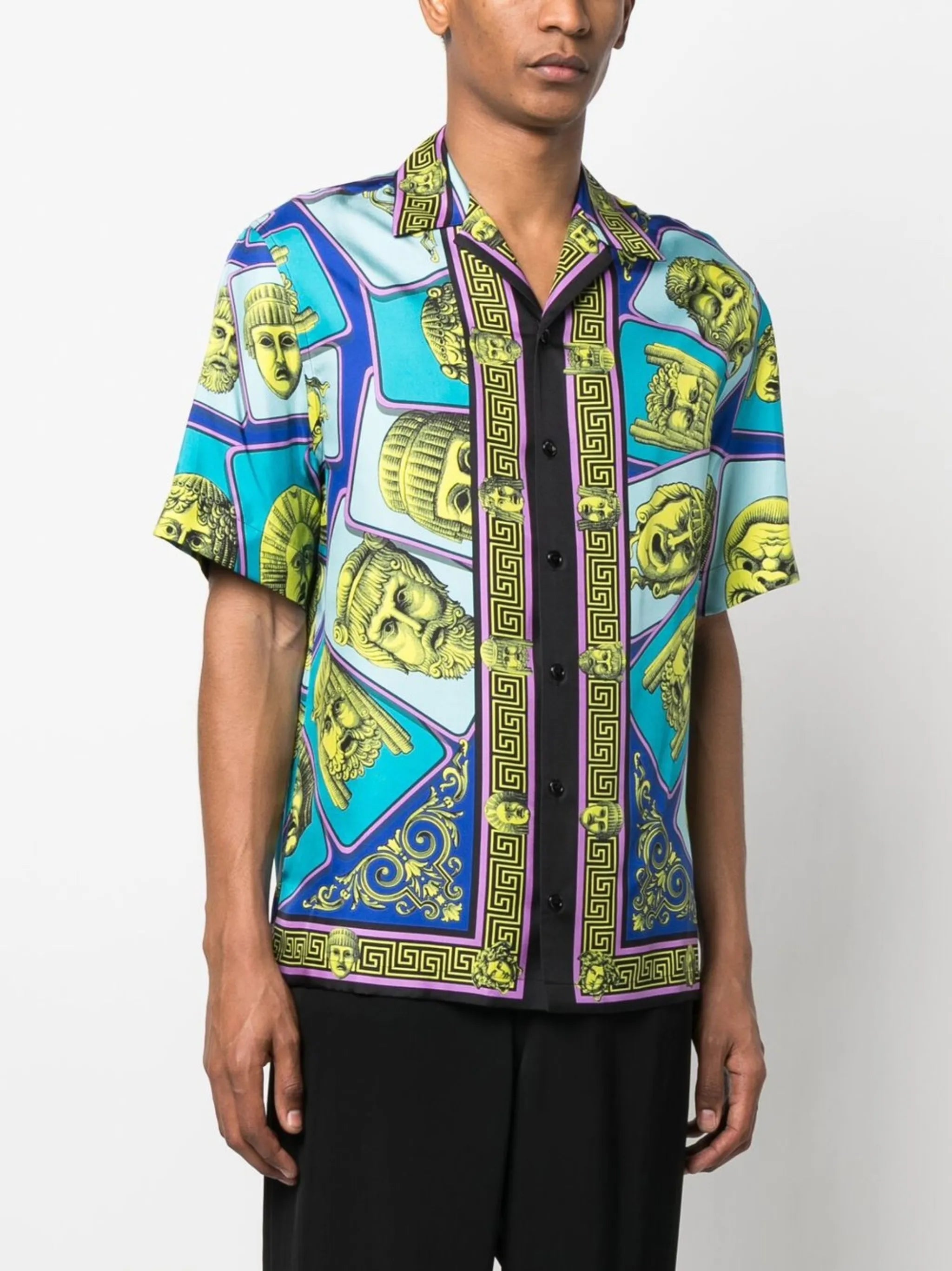 Maschera print short-sleeve shirt