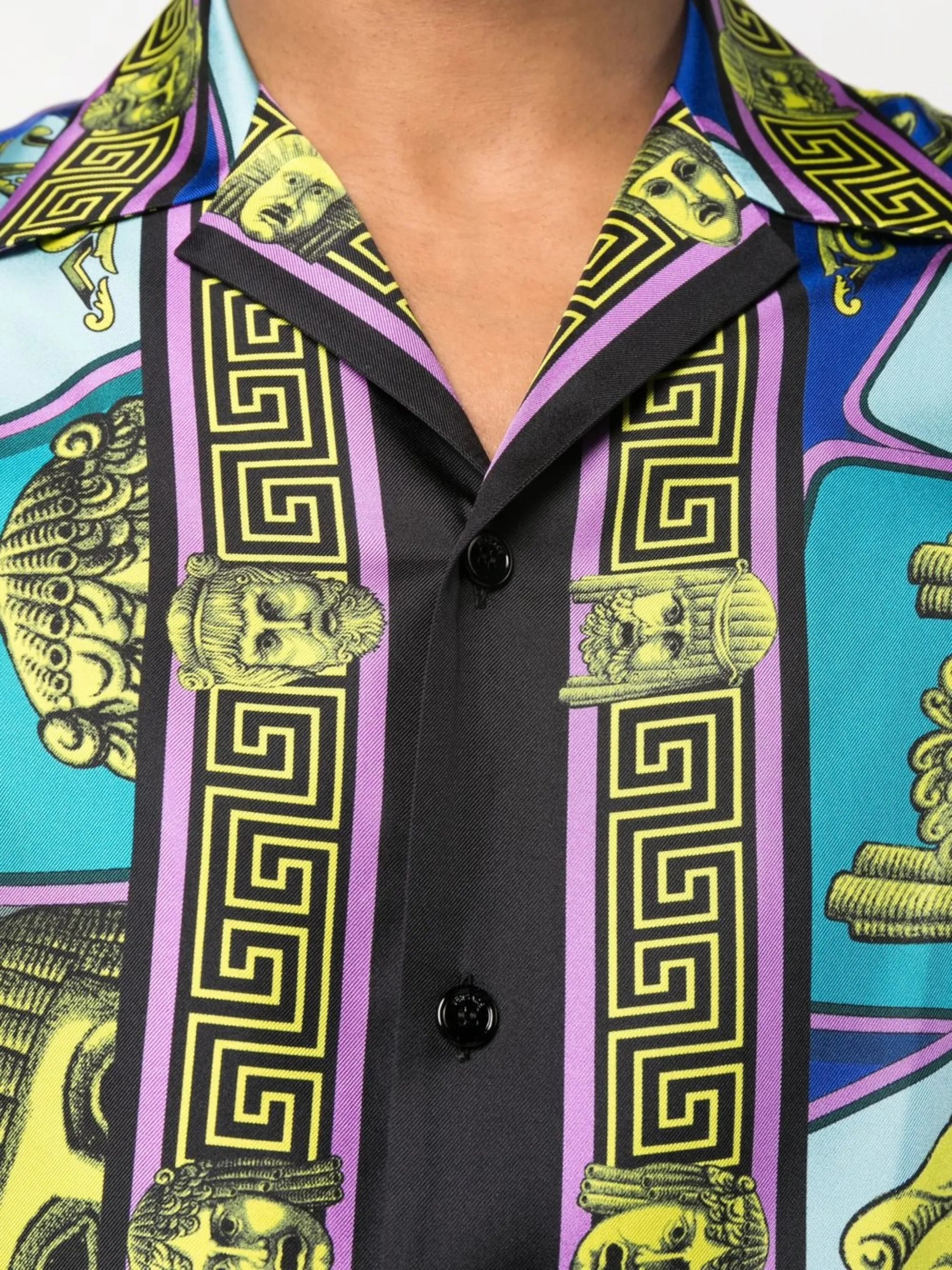 Maschera print short-sleeve shirt