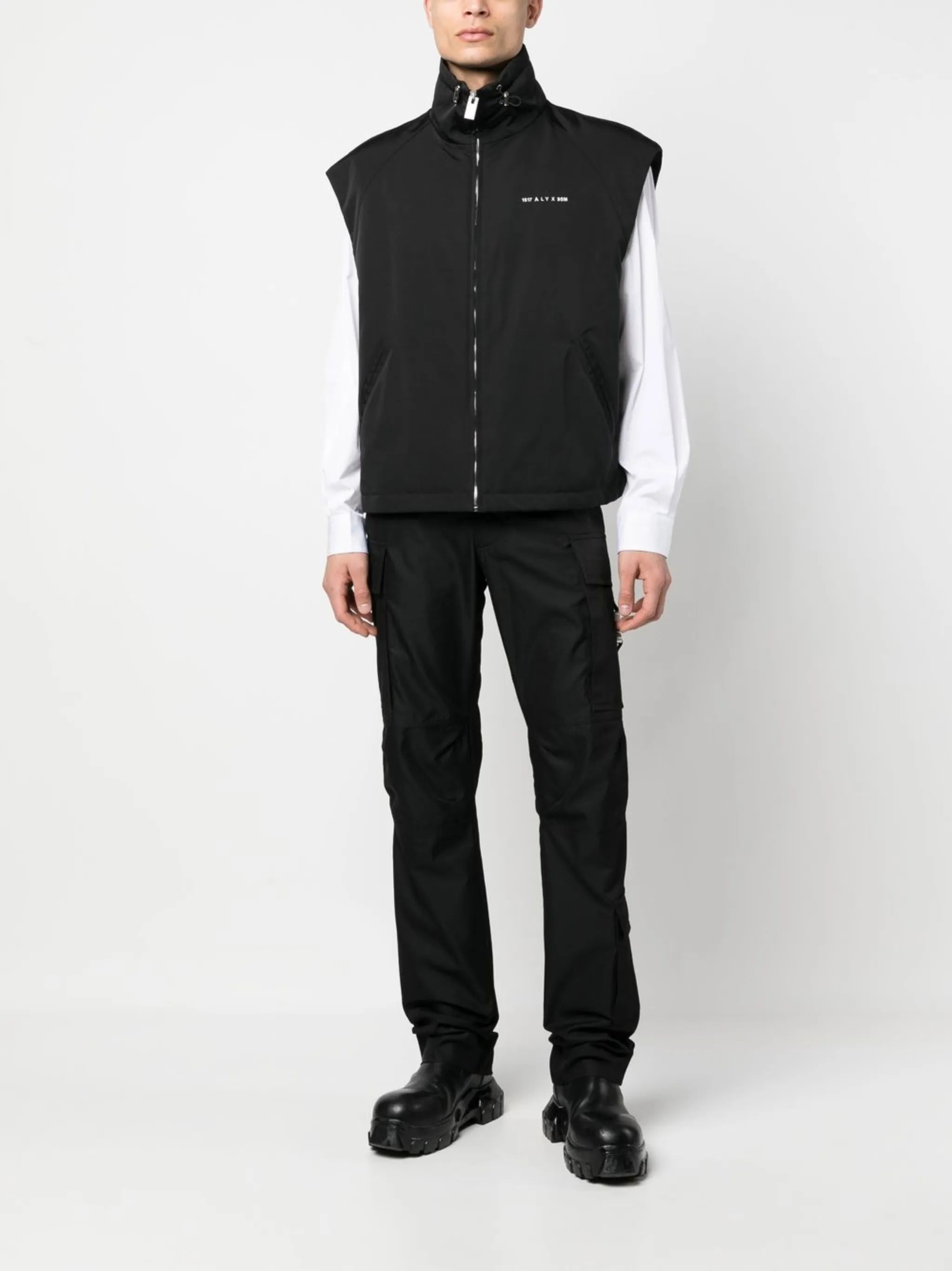 high-waisted cargo pants