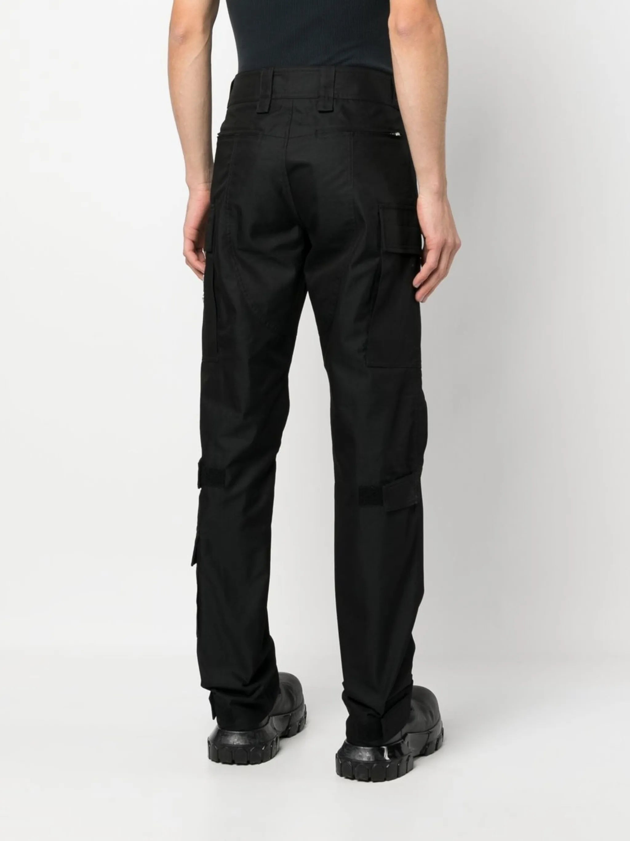 high-waisted cargo pants