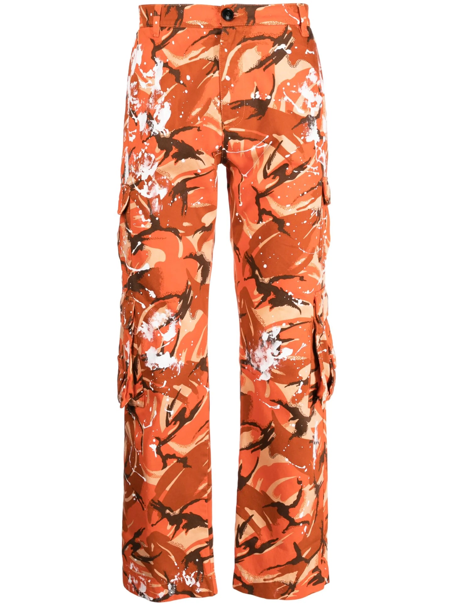 camouflage-print cargo pants