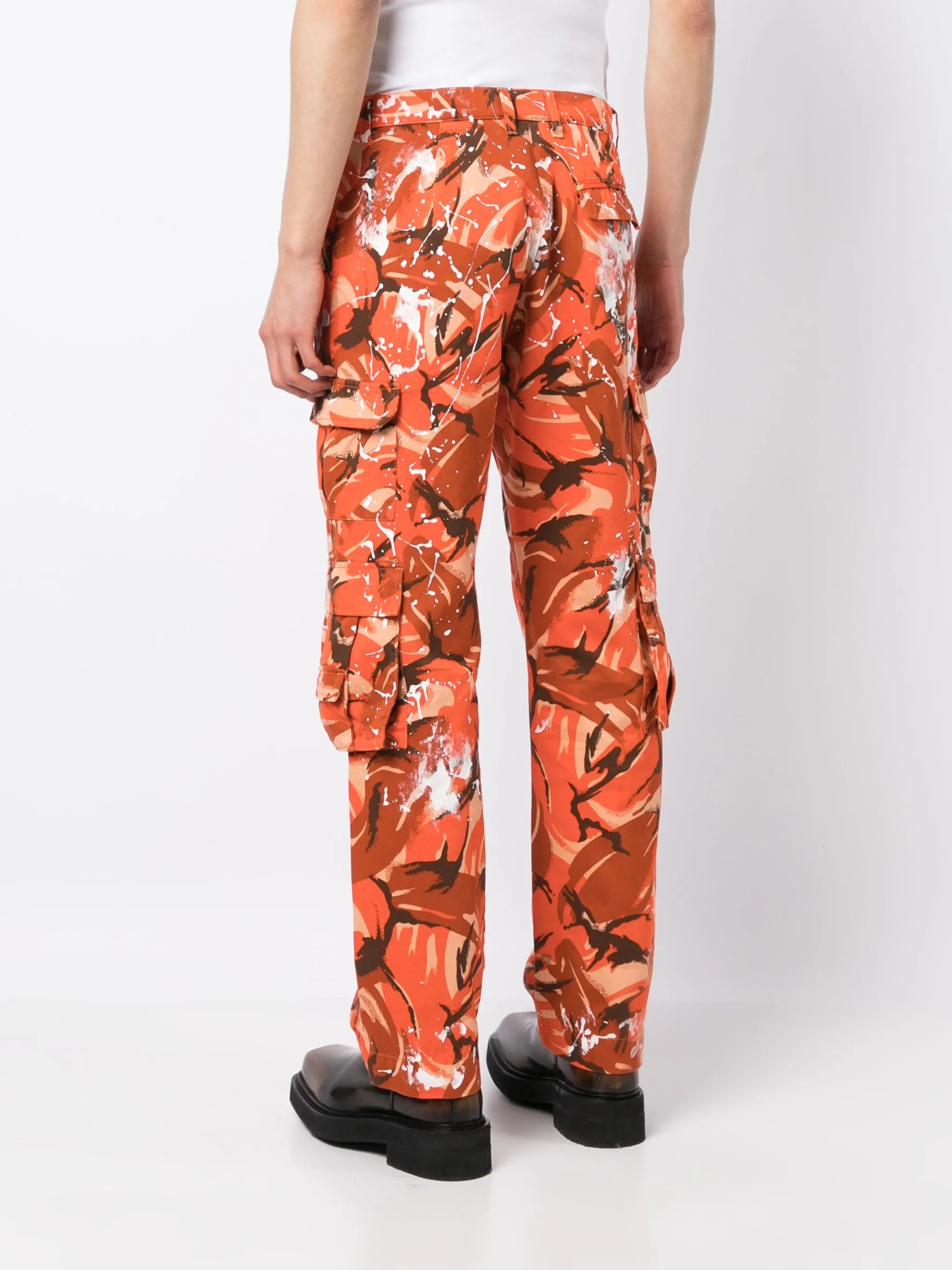 camouflage-print cargo pants