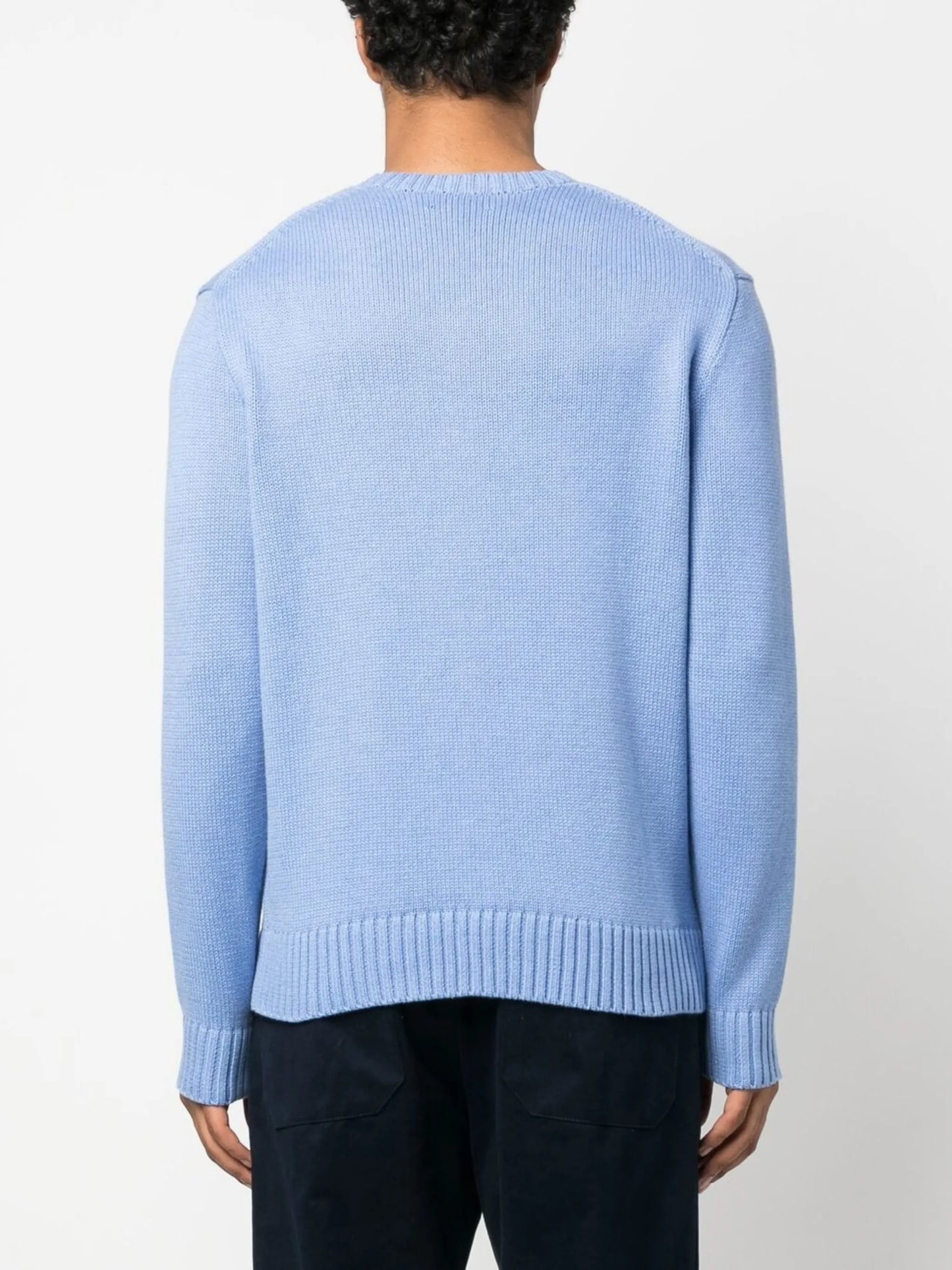 Polo Bear intarsia jumper